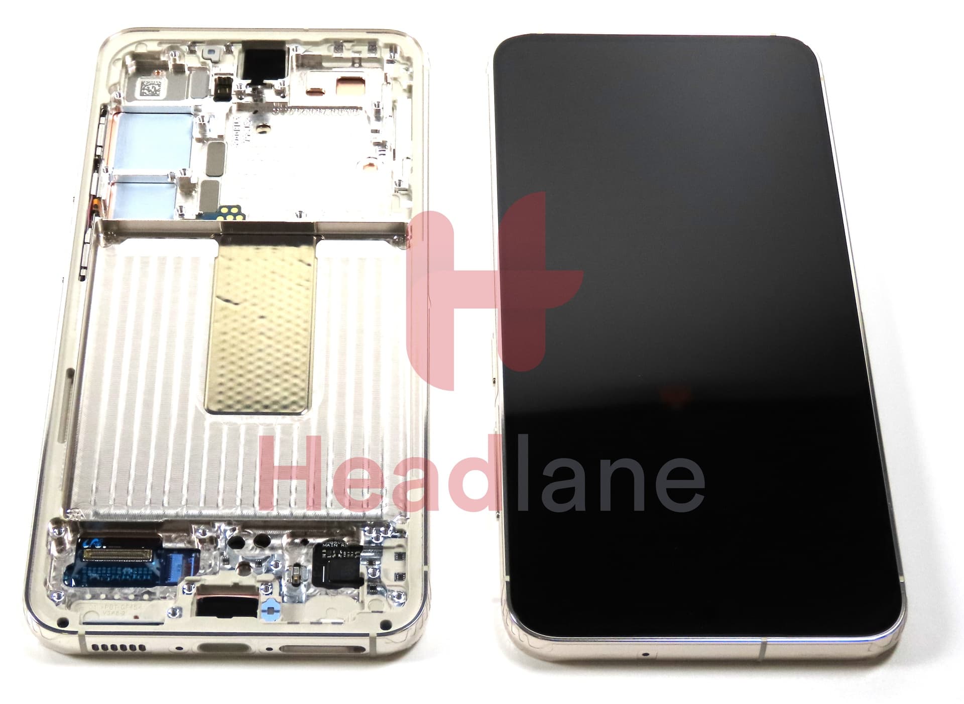 Samsung SM-S911 Galaxy S23 LCD Display / Screen + Touch - Cream - view 2