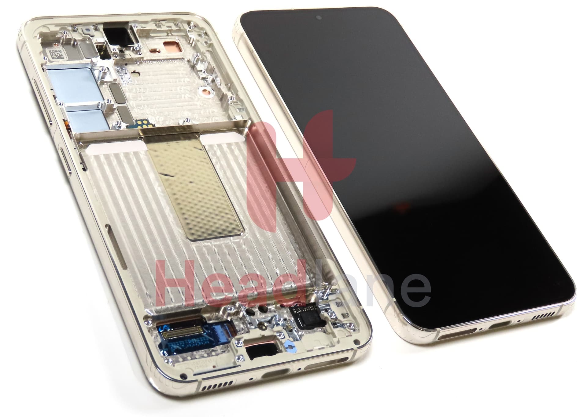 Samsung SM-S911 Galaxy S23 LCD Display / Screen + Touch - Cream - view 3