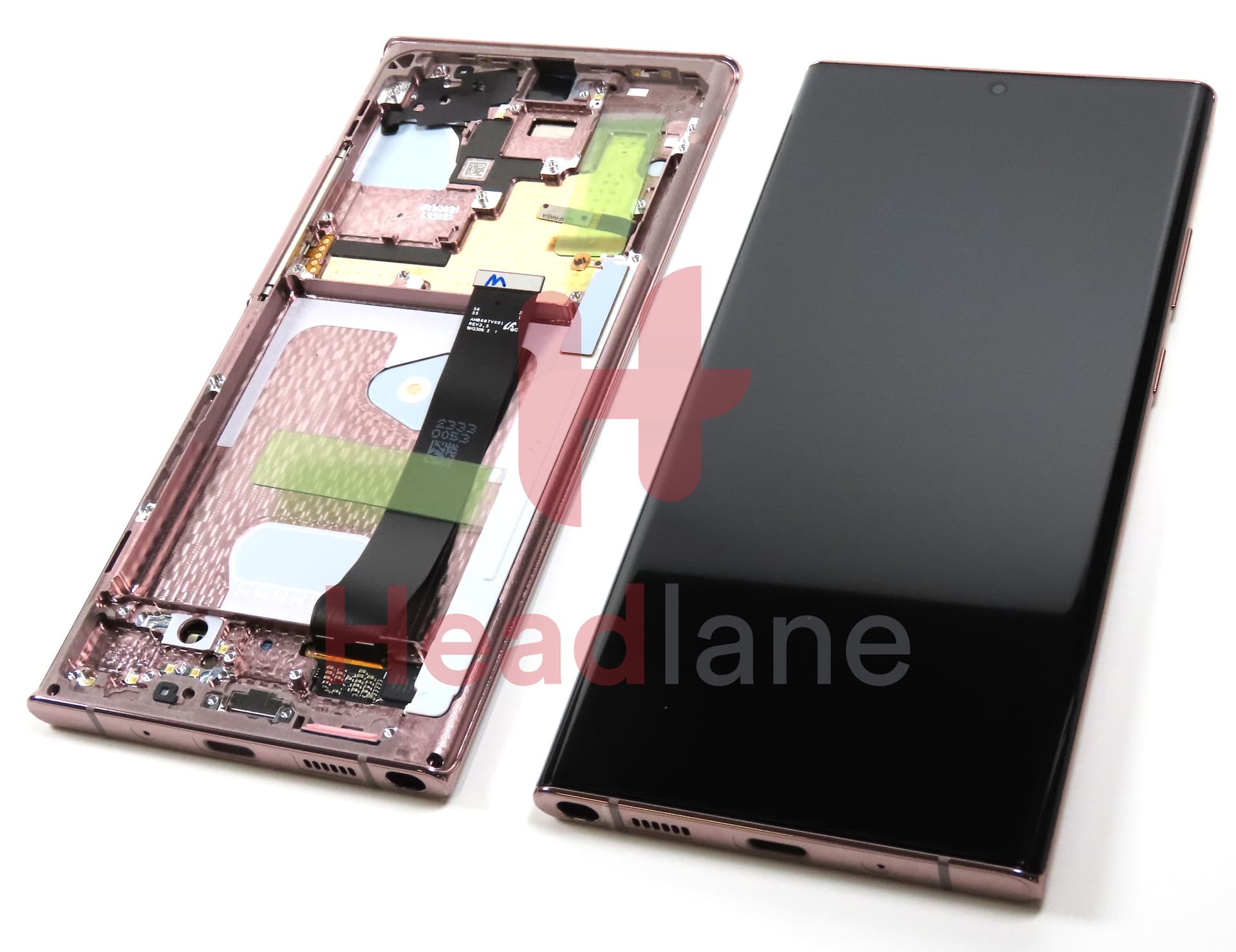 Samsung SM-N986 N985 Galaxy Note 20 Ultra 5G /4G LCD Display / Screen + Touch - Bronze (No Camera) - view 2