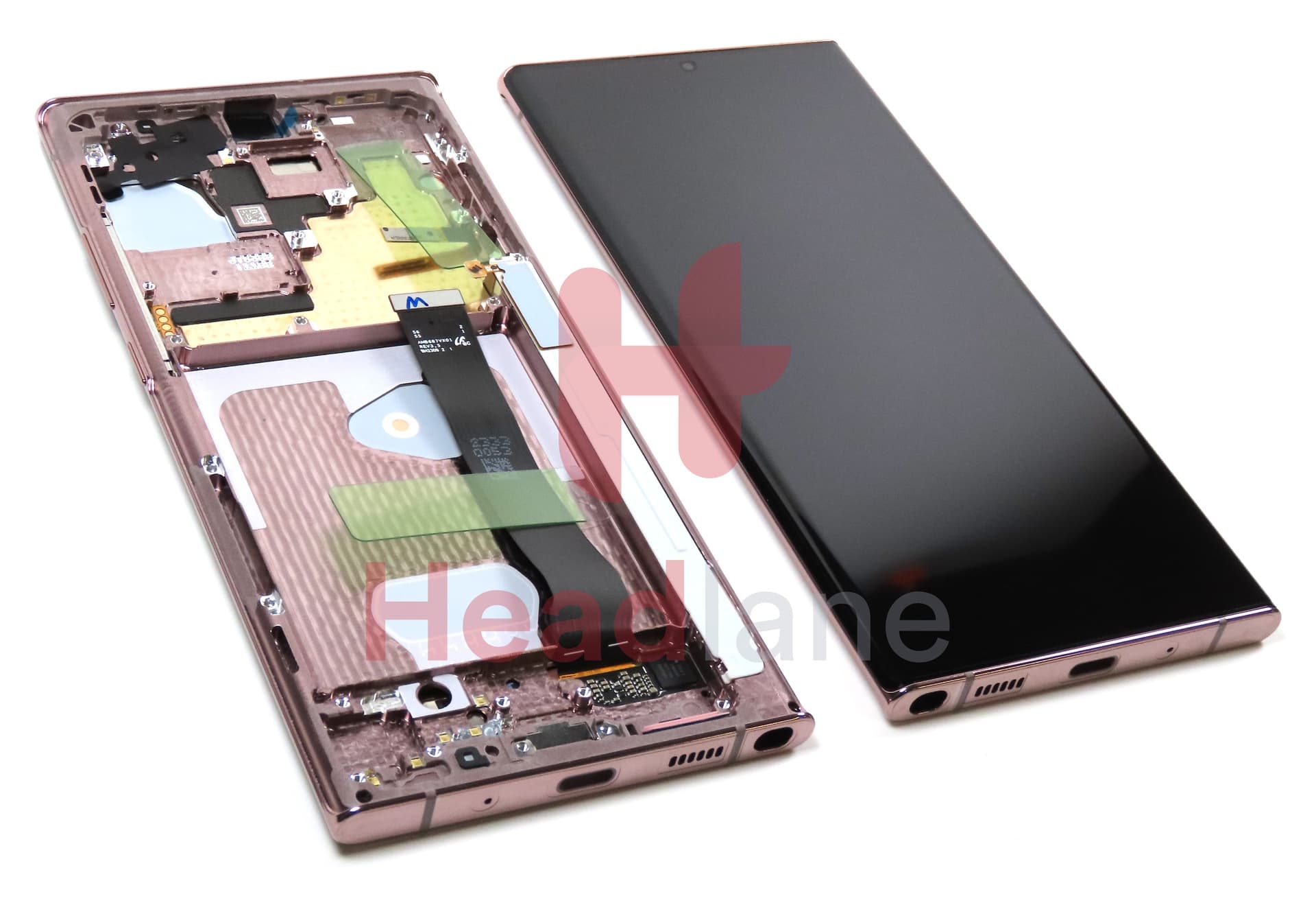 Samsung SM-N986 N985 Galaxy Note 20 Ultra 5G /4G LCD Display / Screen + Touch - Bronze (No Camera) - view 3