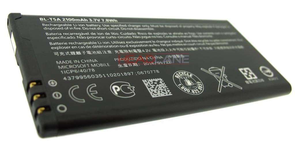Microsoft Lumia 550 BL-T5A 2100mAH Battery - view 2