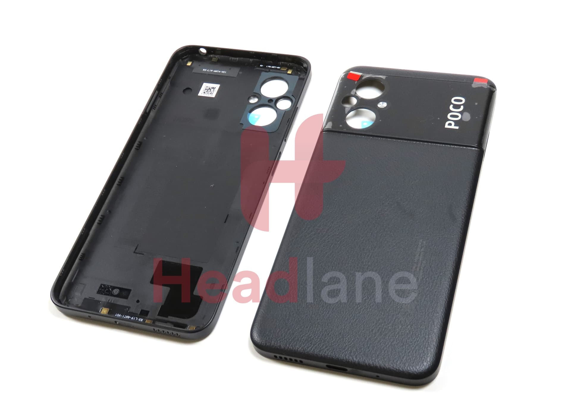 Xiaomi Poco M5 Back / Battery Cover - Black - view 2