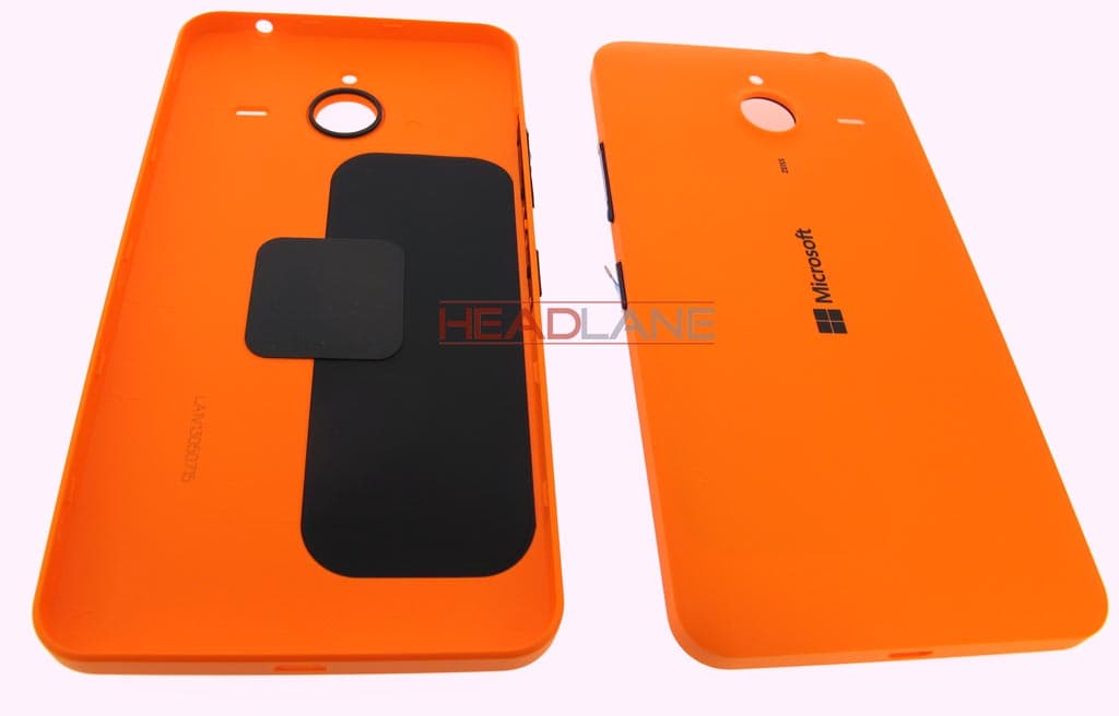 Microsoft Lumia 640 XL Battery Cover - Orange - view 2