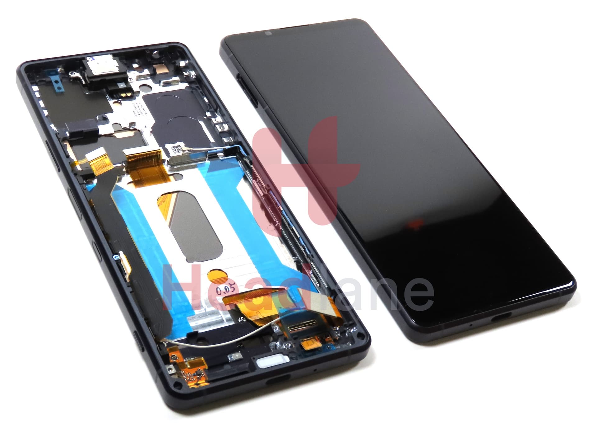 Sony XQ-BC52 Xperia 1 III LCD Display / Screen + Touch - Purple - view 2