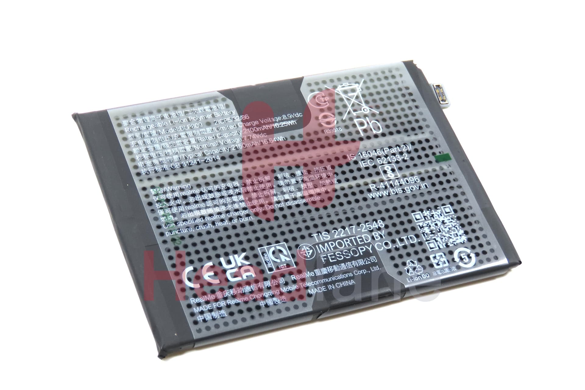 Realme RMX3363 GT Master BLP809 4300mAh Internal Battery - view 3