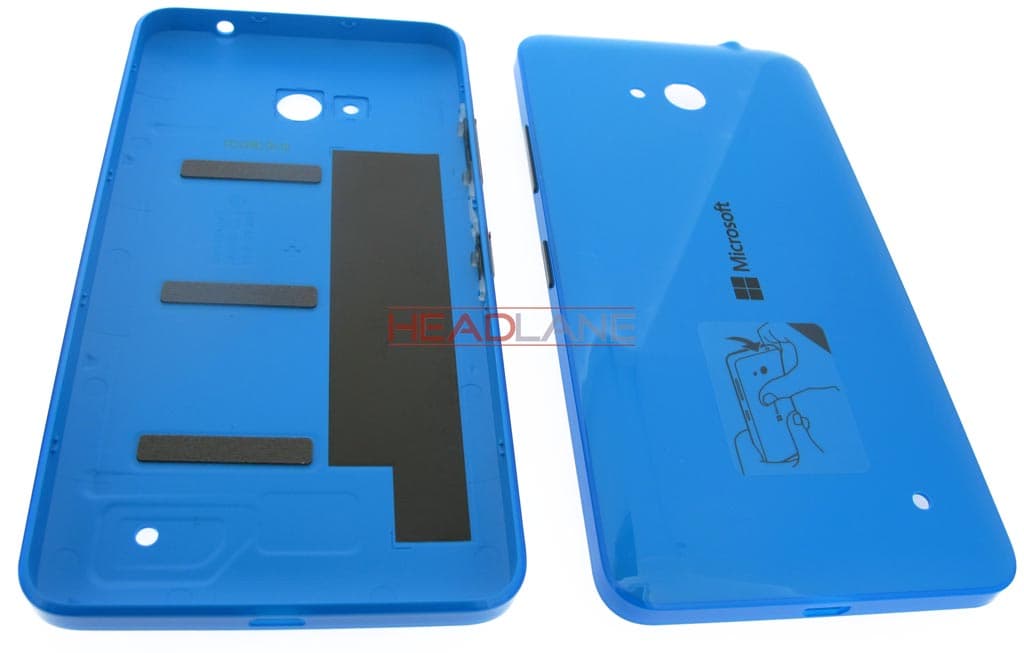 Microsoft Lumia 640 Battery Cover - Cyan - view 2