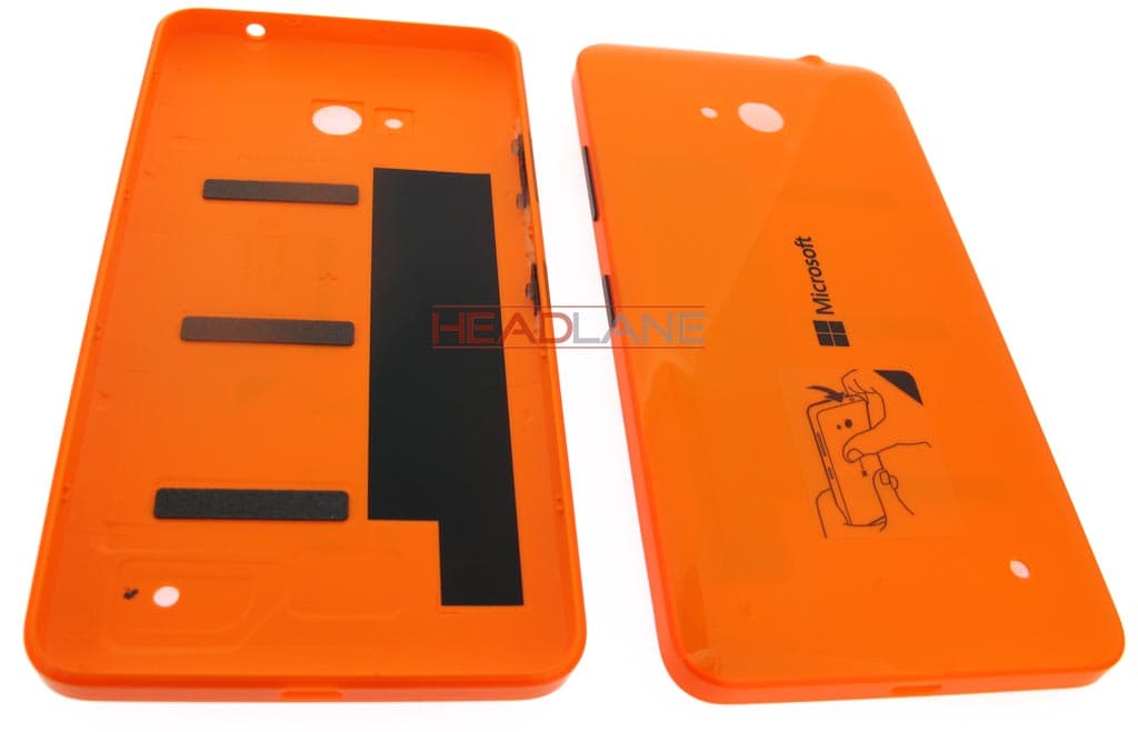 Microsoft Lumia 640 Battery Cover - Orange - view 2