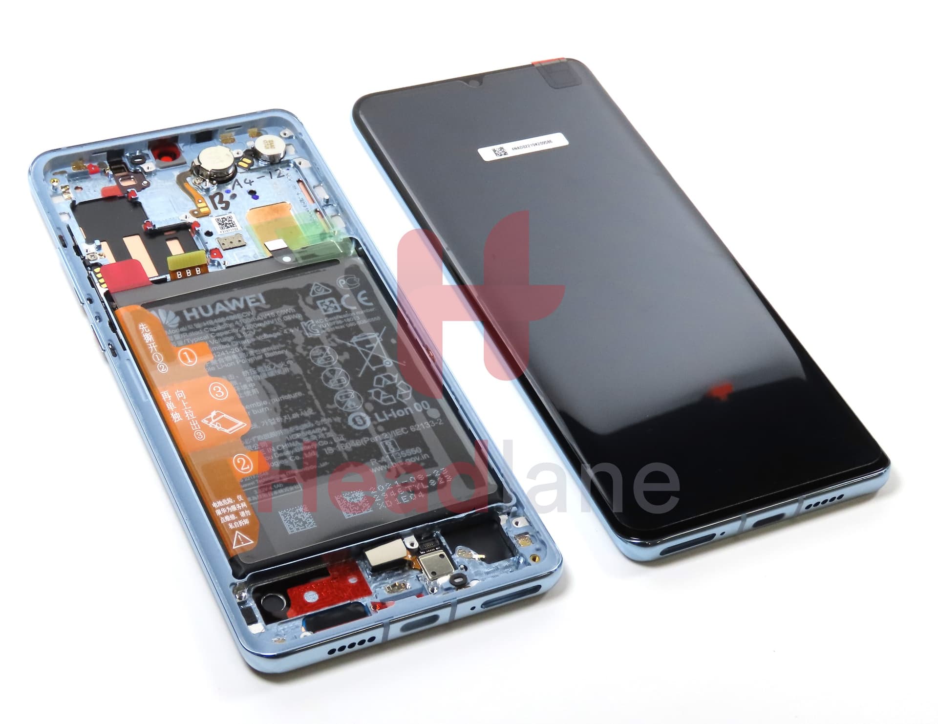 Huawei P30 Pro LCD Display / Screen + Touch + HB486486ECW Battery - Breathing Crystal - view 3