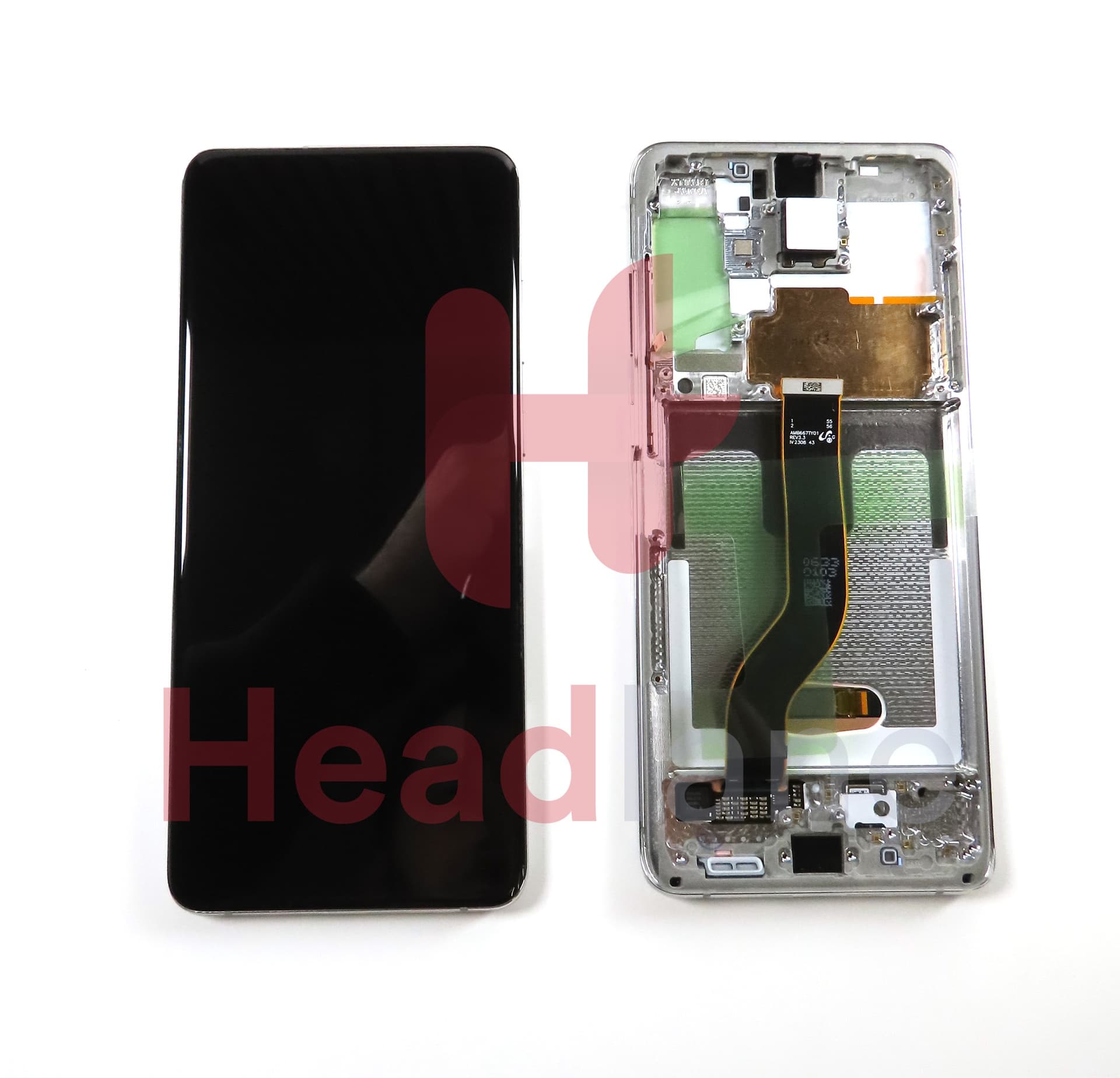 Samsung SM-G986 Galaxy S20+ / S20 Plus LCD Display / Screen + Touch - White (No Camera) - view 2