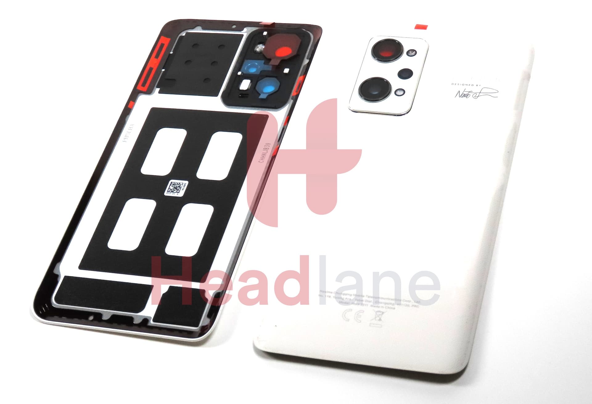 Realme RMX3310 GT2 Back / Battery Cover - White - view 2