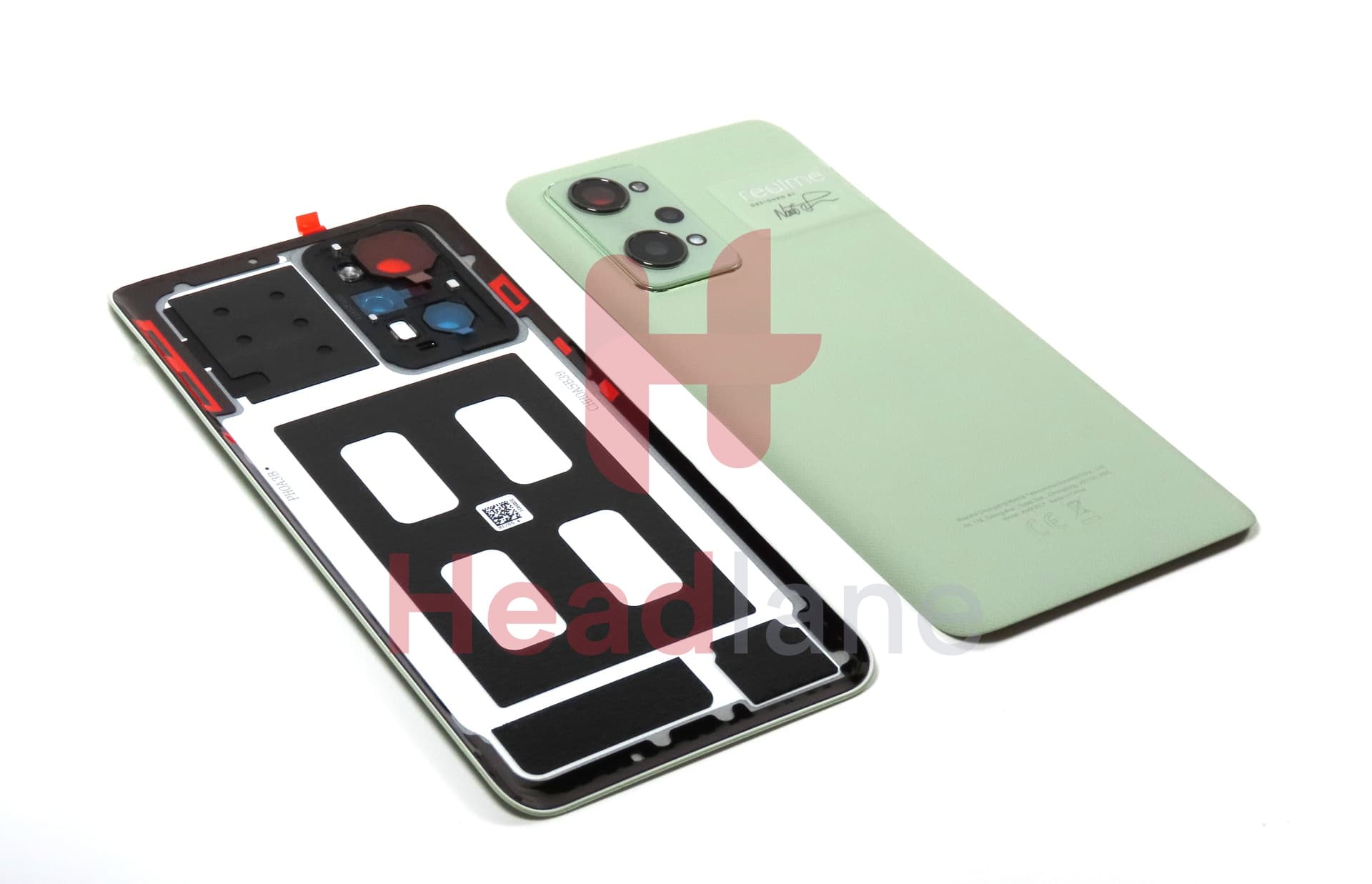 Realme RMX3310 GT2 Back / Battery Cover - Green - view 3