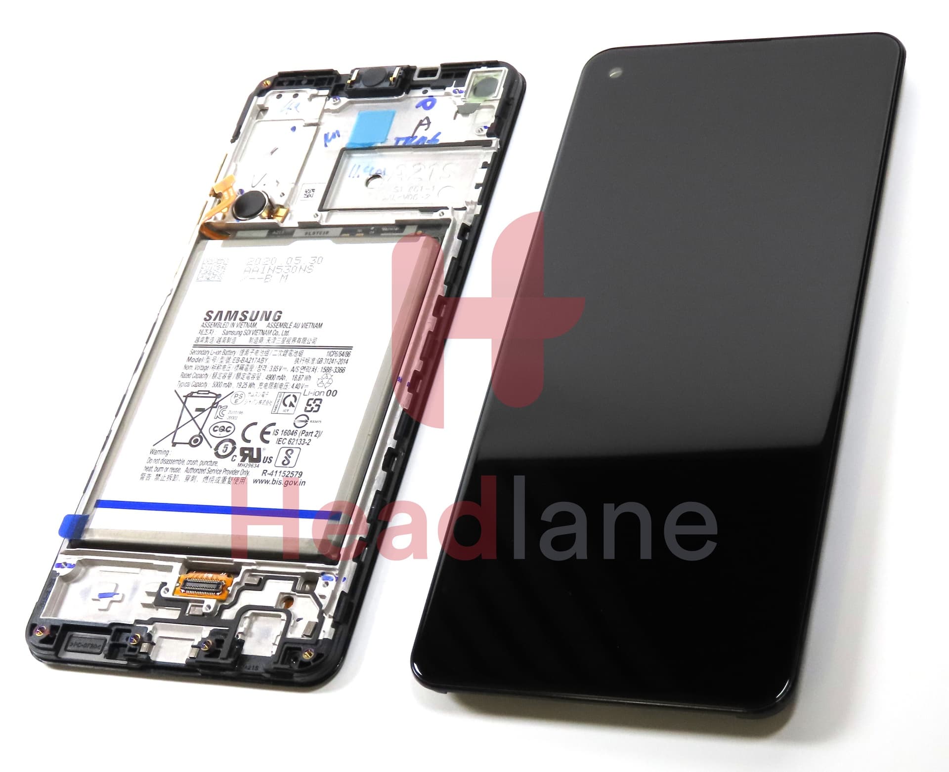 Samsung SM-A217 Galaxy A21s LCD Display / Screen + Touch + Battery - view 3