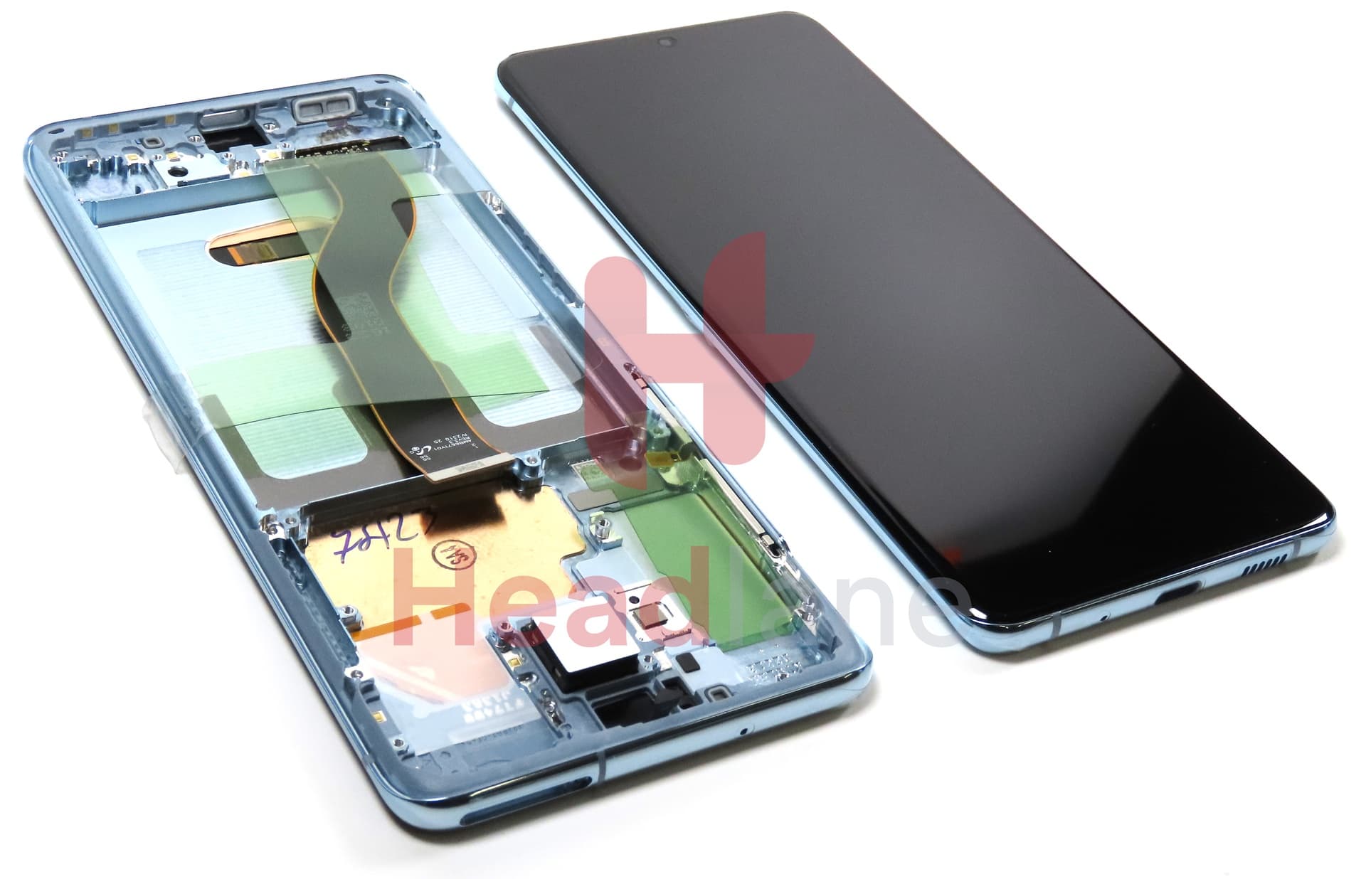Samsung SM-G986 Galaxy S20+ / S20 Plus LCD Display / Screen + Touch - Cloud Blue (No Camera) - view 2