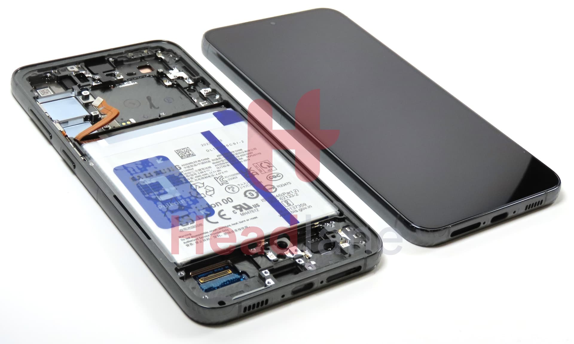 Samsung SM-S916 Galaxy S23+ / Plus LCD Display / Screen + Touch + Battery - Green - view 3