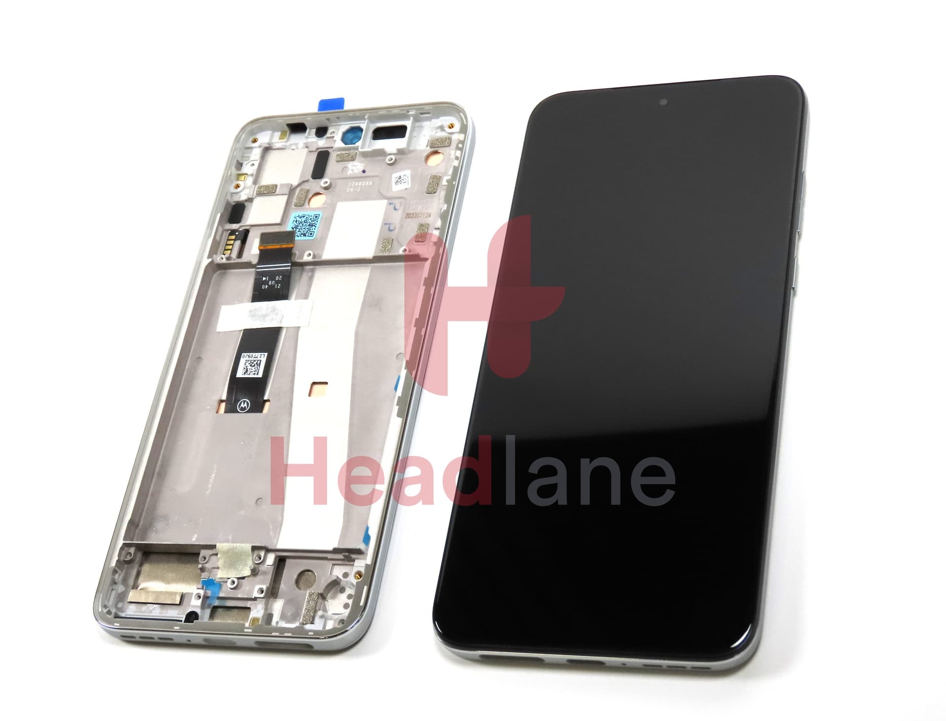 Motorola XT2245 Edge 30 Neo LCD Display / Screen + Touch - Silver - view 2