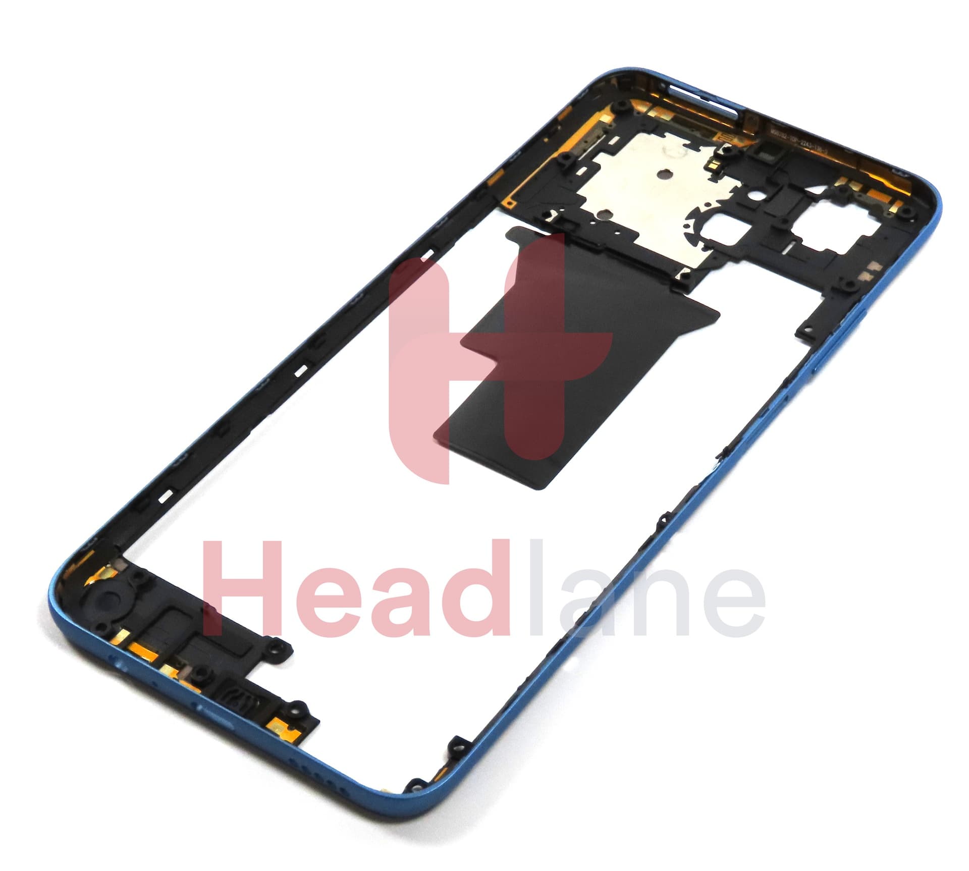 Honor X7a Middle Cover / Chassis + NFC Antenna - Blue - view 2