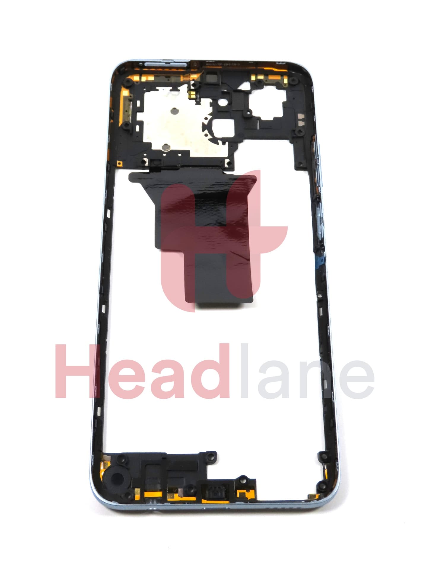 Honor X7a Middle Cover / Chassis + NFC Antenna - Silver - view 2