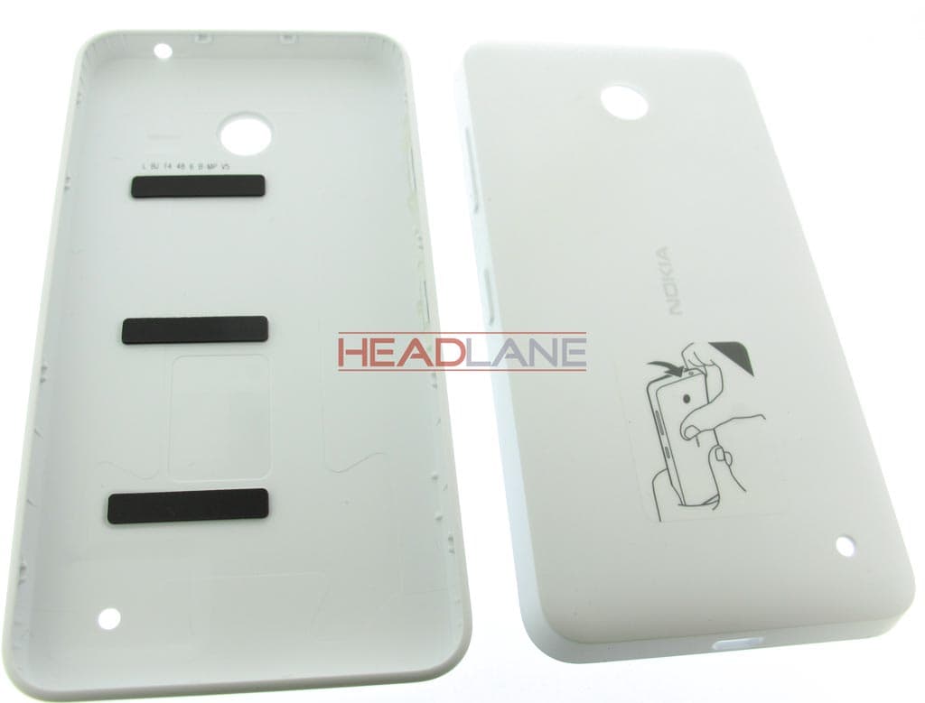 Nokia Lumia 630 Battery Cover - White - view 2