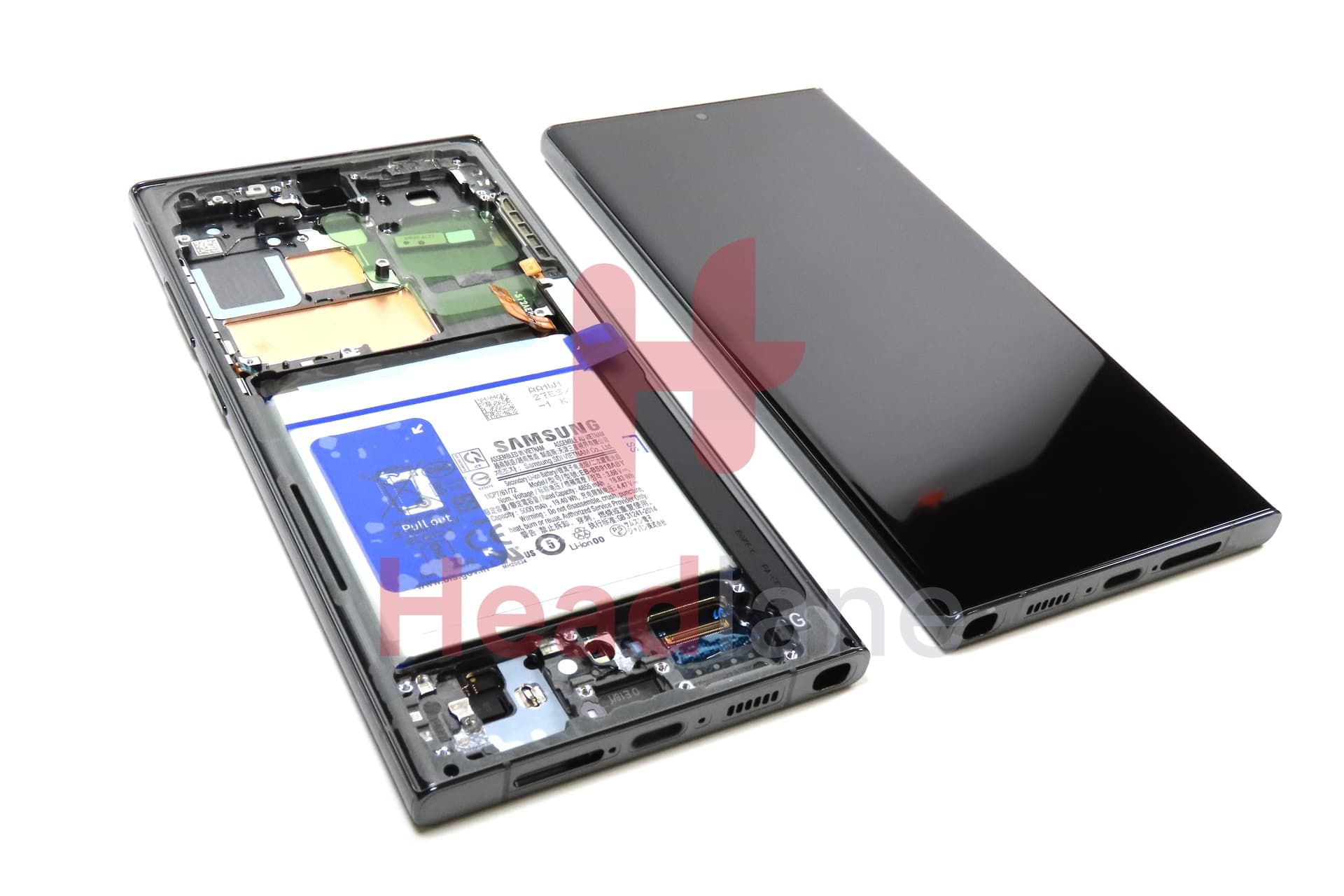Samsung SM-S918 Galaxy S23 Ultra LCD Display / Screen + Touch + Battery - Green - view 2