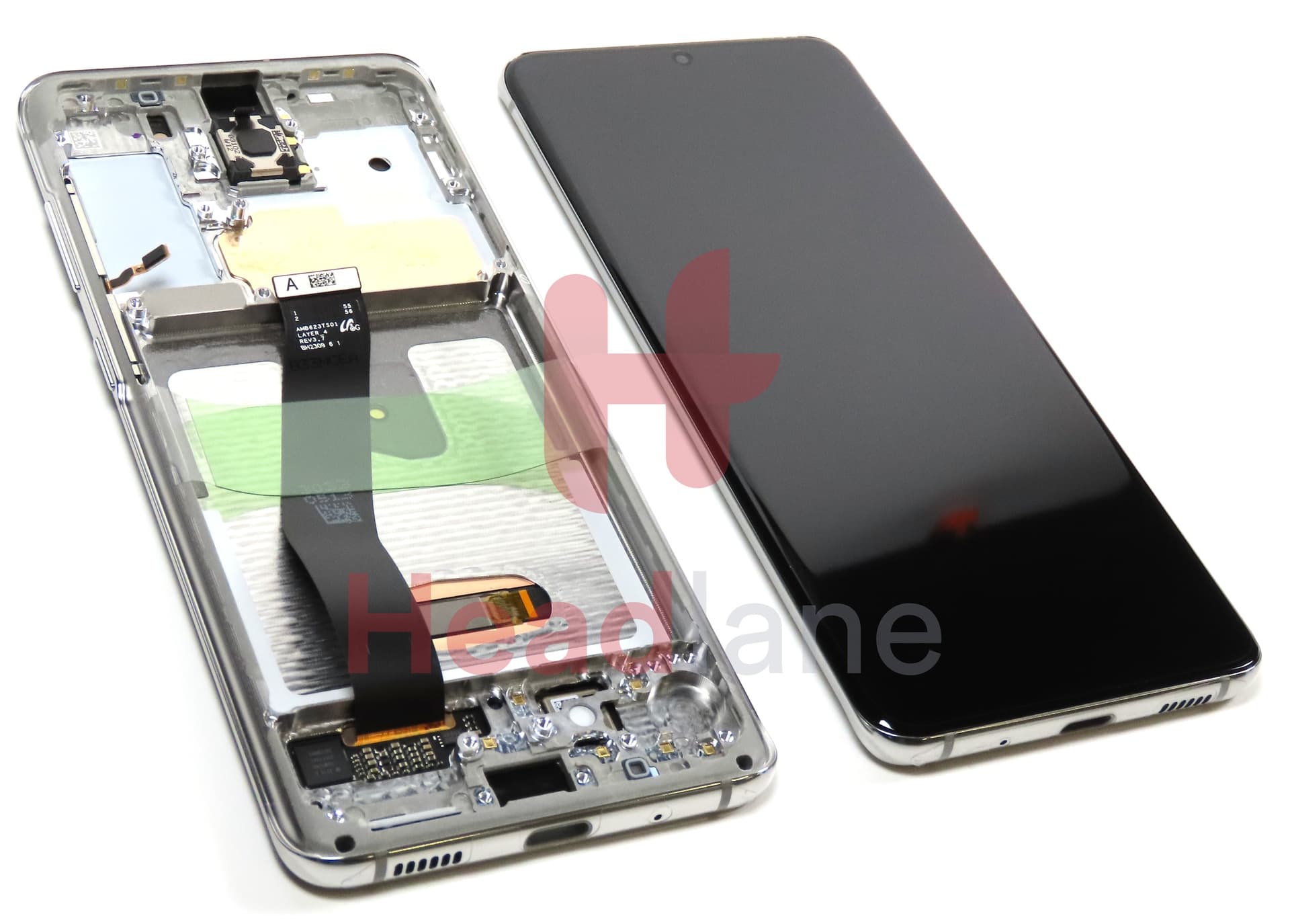 Samsung SM-G980 Galaxy S20 LCD Display / Screen + Touch - White (No Camera) - view 2