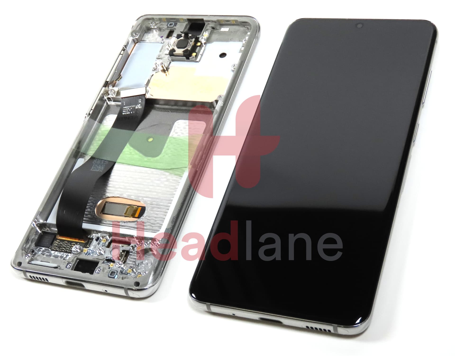 Samsung SM-G980 Galaxy S20 LCD Display / Screen + Touch - White (No Camera) - view 3