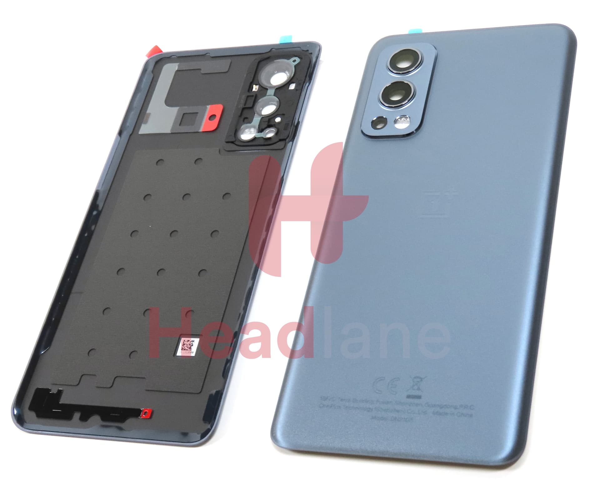 OnePlus Nord 2 5G Back / Battery Cover - Grey - view 2