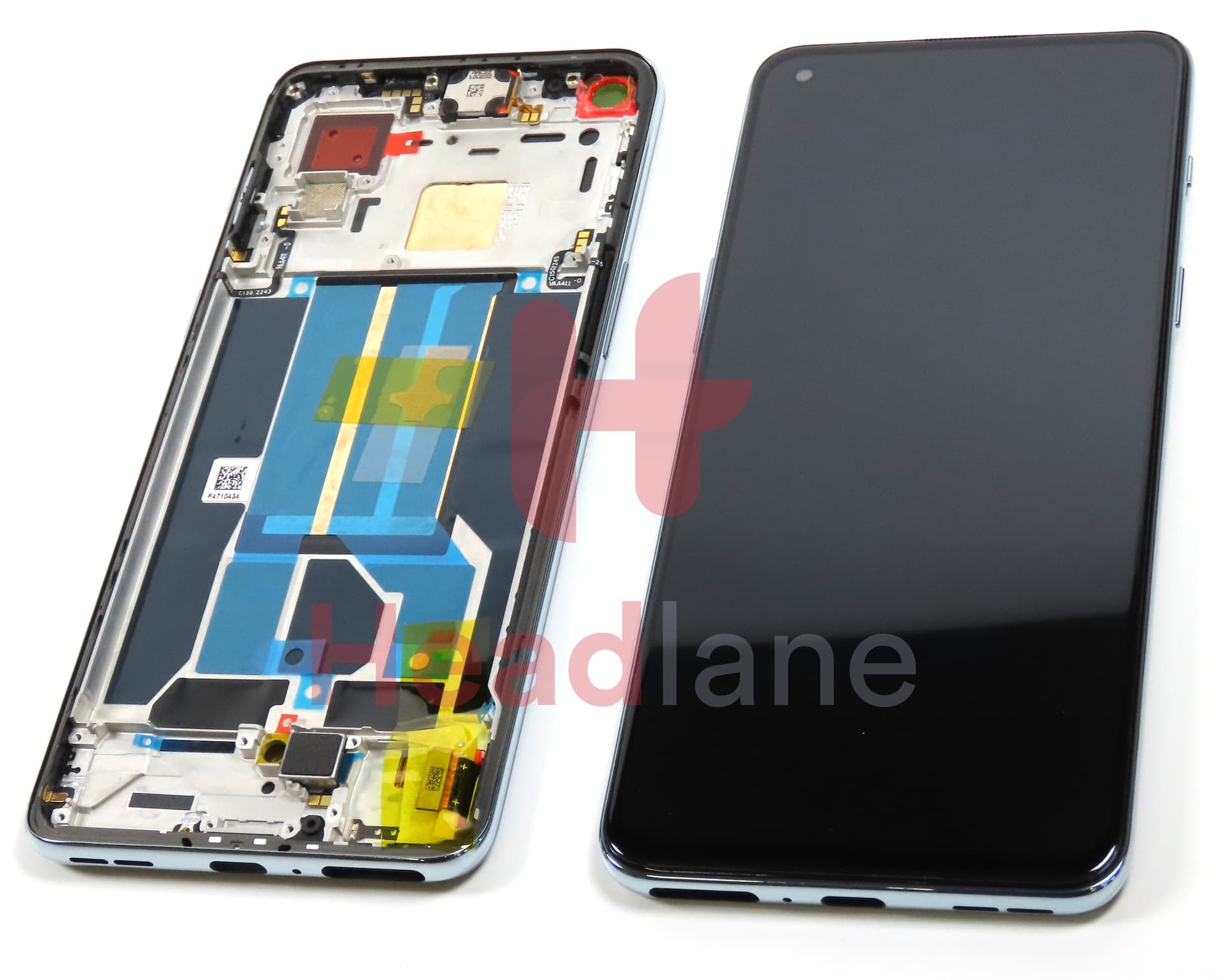 OnePlus Nord 2T LCD Display / Screen + Touch - Green - view 2