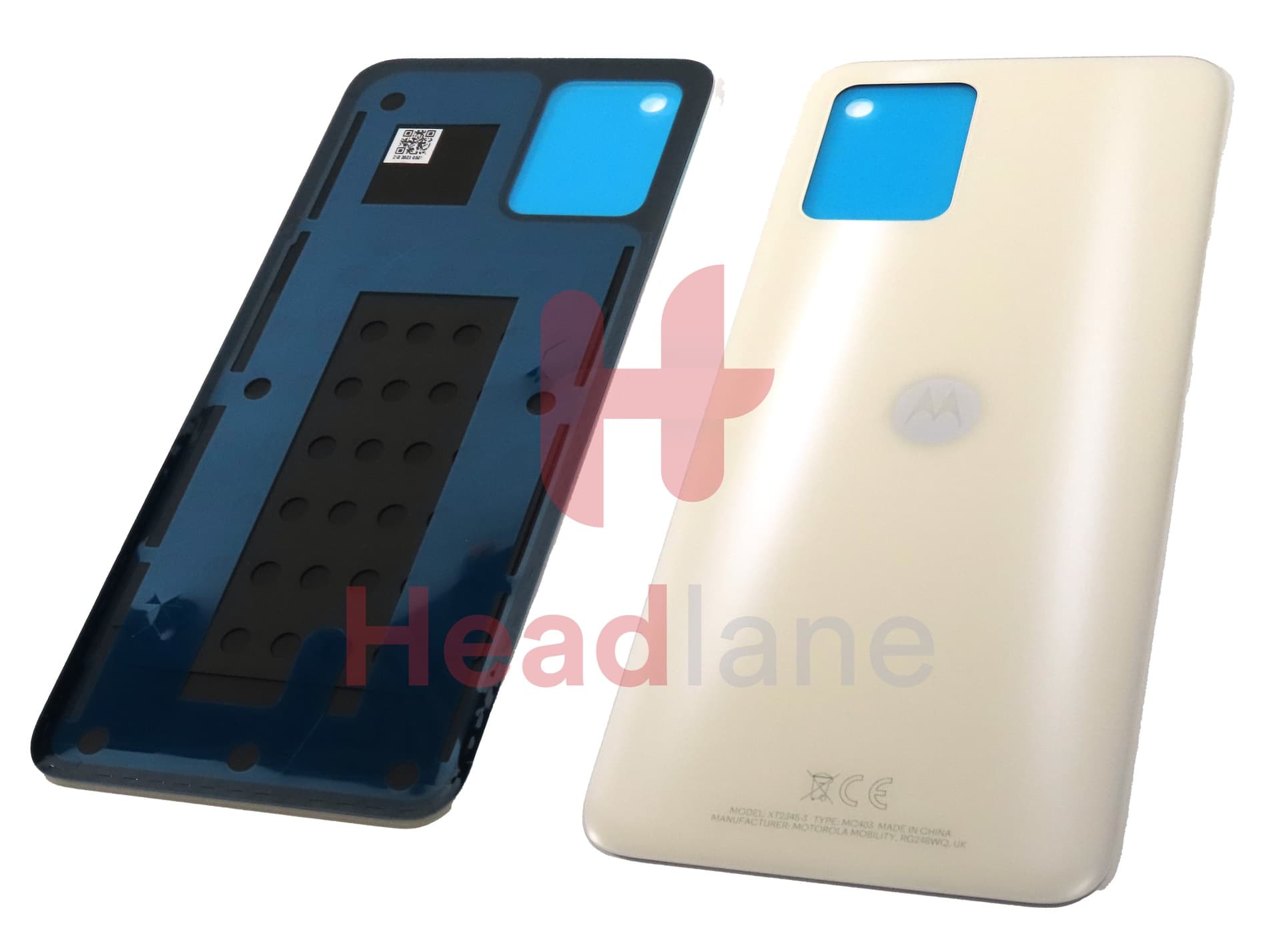 Motorola XT2345 Moto E13 Back / Battery Cover - White - view 2