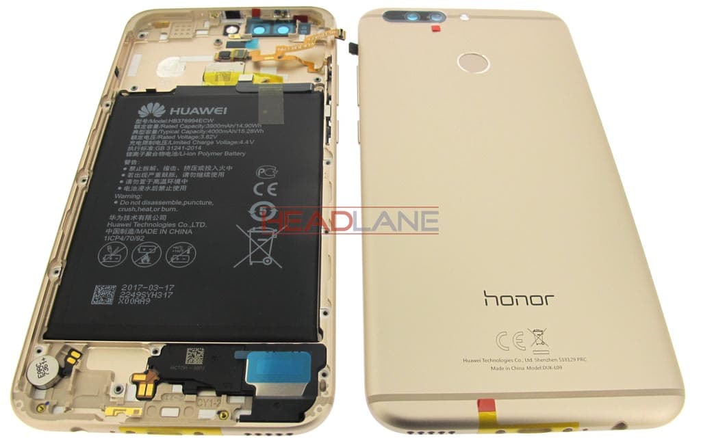 Huawei Honor 8 Pro Battery Cover - Gold 2