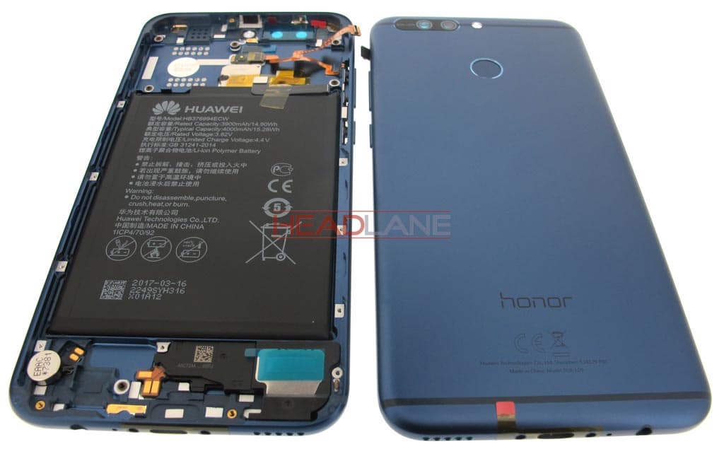 Huawei Honor 8 Pro Battery Cover - Blue 2