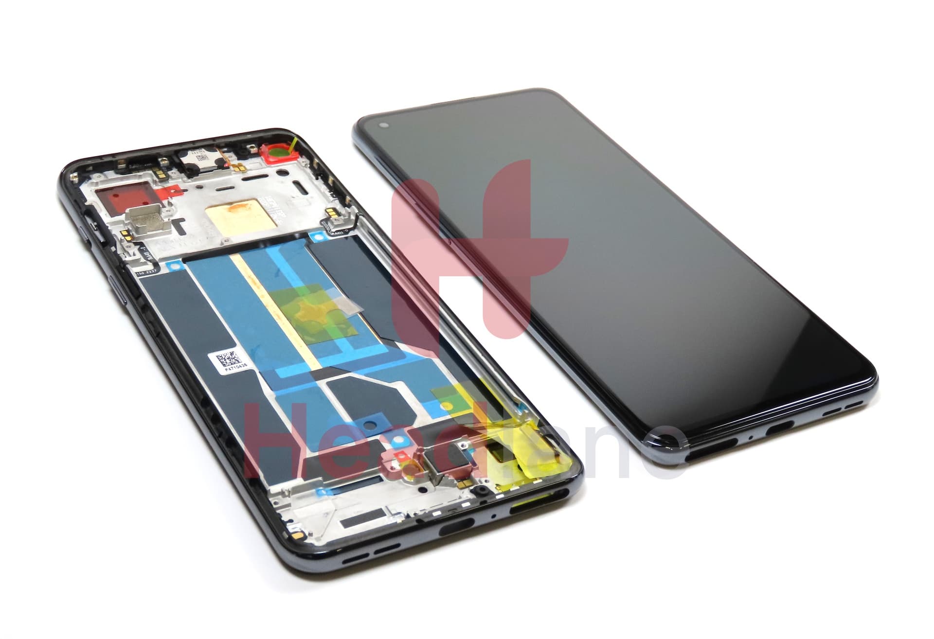 OnePlus Nord 2T LCD Display / Screen + Touch - Grey - view 2