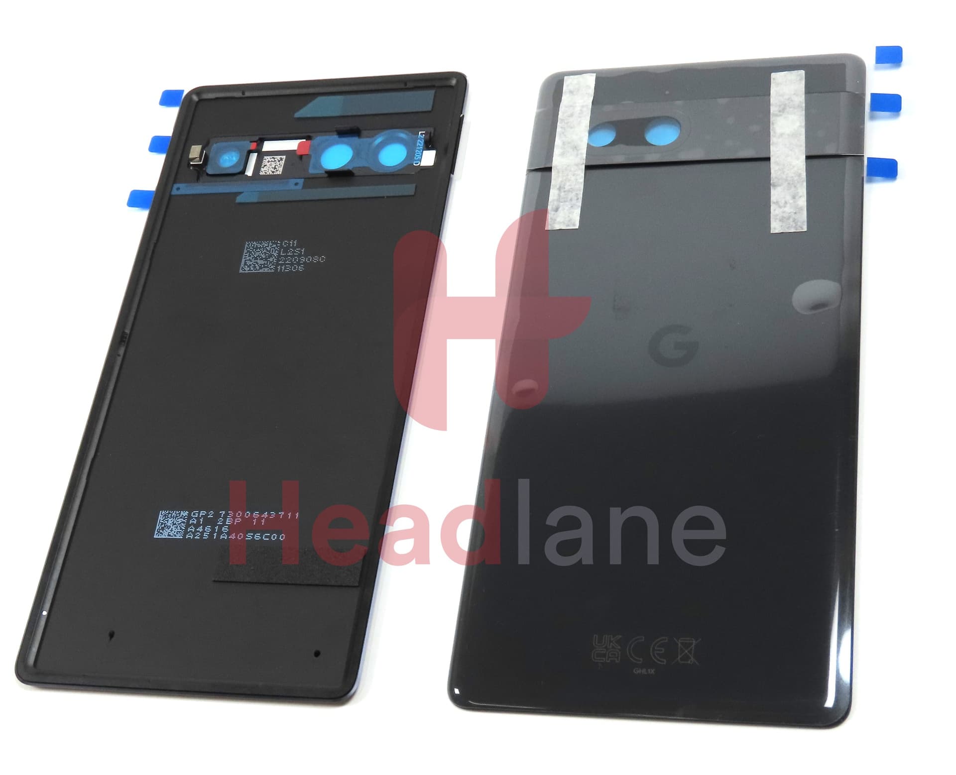 Google Pixel 7a Back / Battery Cover - Charcoal - view 3