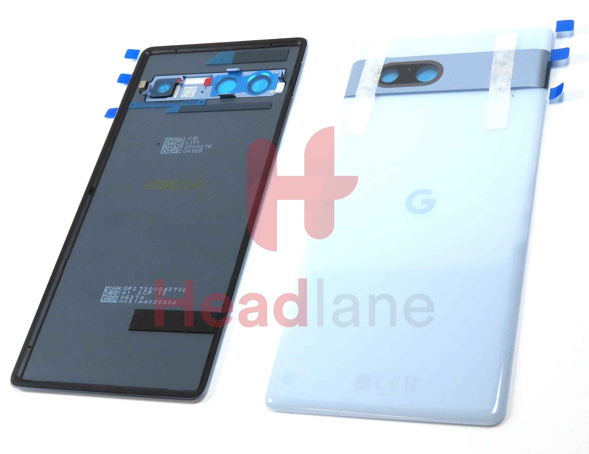 Google Pixel 7a Back / Battery Cover - Sea - view 3