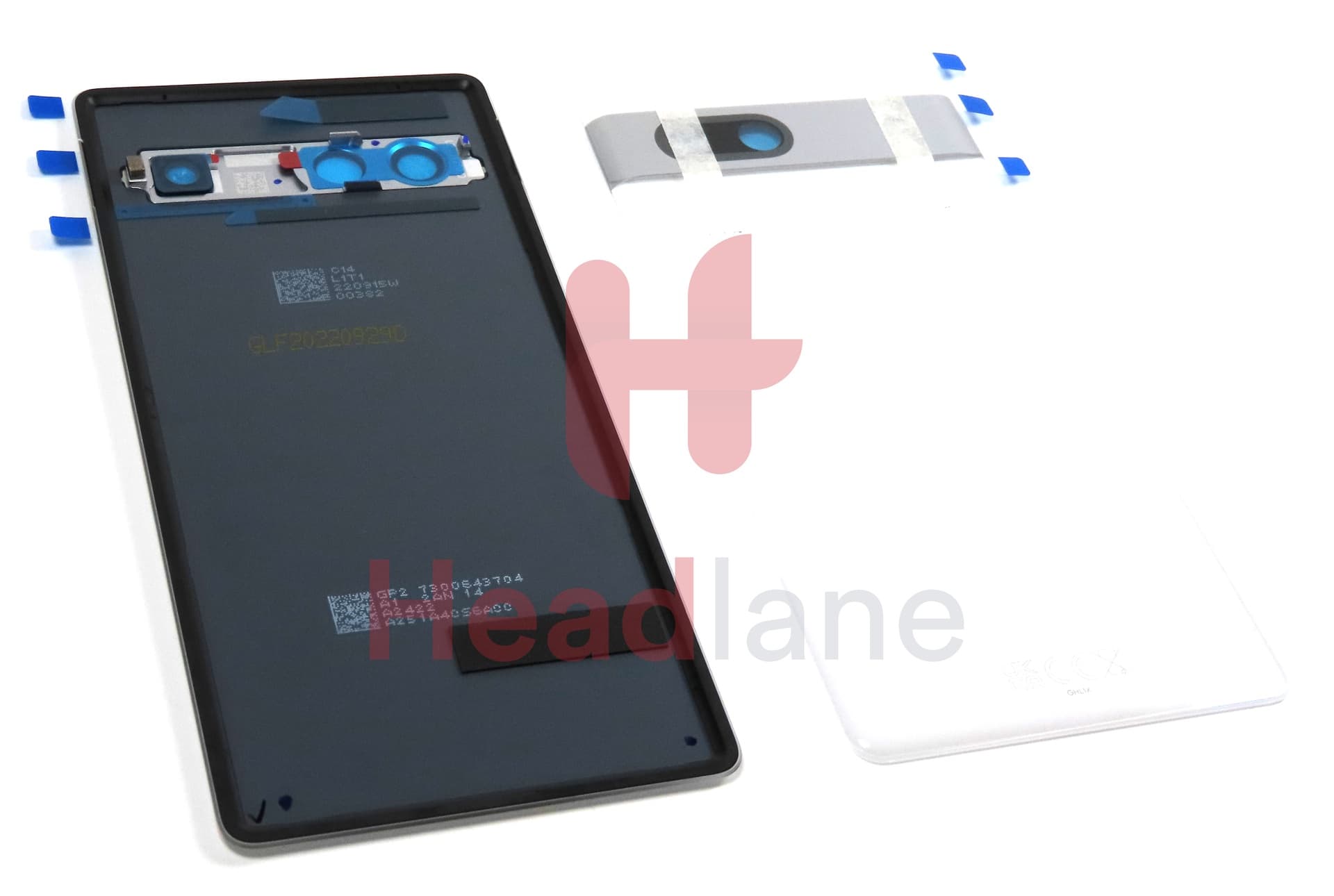 Google Pixel 7a Back / Battery Cover - Snow - view 2