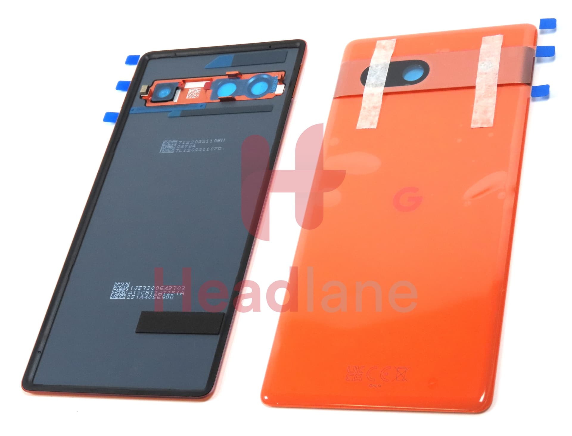 Google Pixel 7a Back / Battery Cover - Coral - view 2