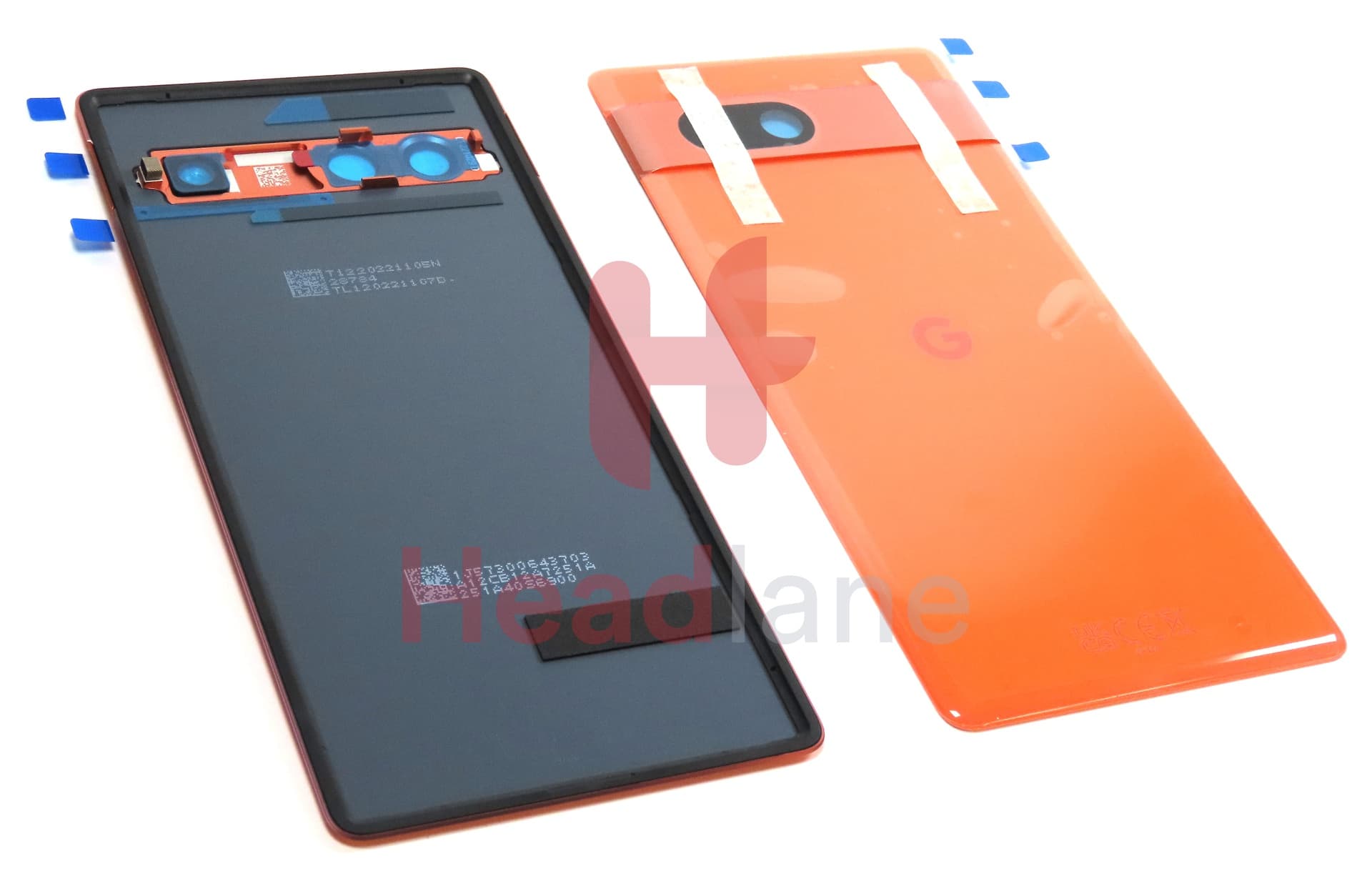 Google Pixel 7a Back / Battery Cover - Coral - view 3