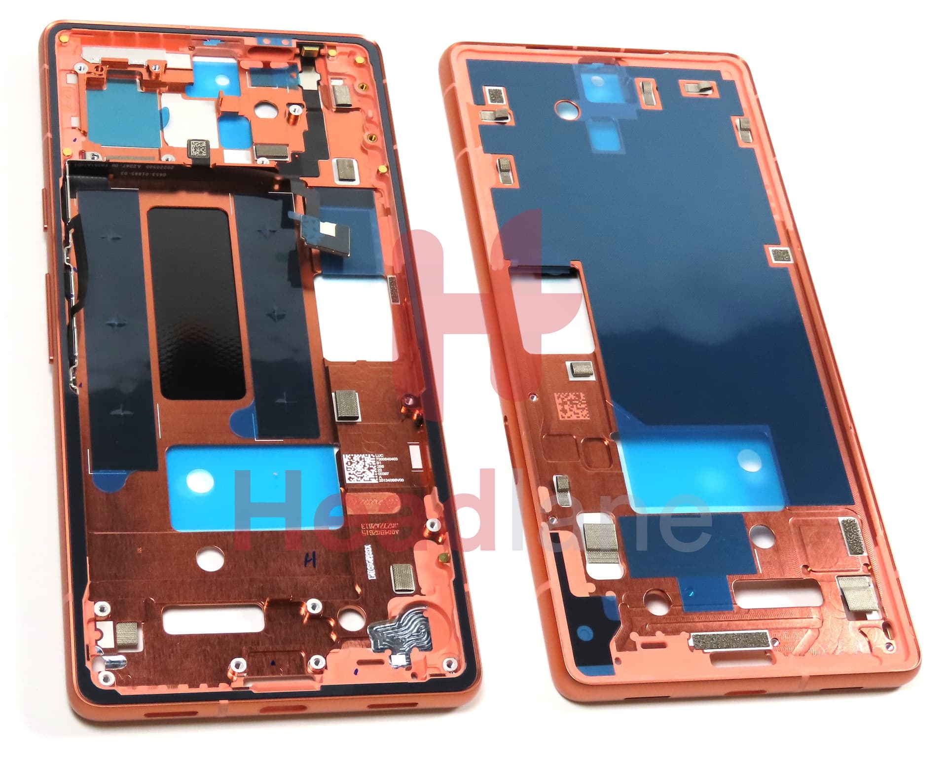 Google Pixel 7a Middle Cover / Chassis - Coral - view 2