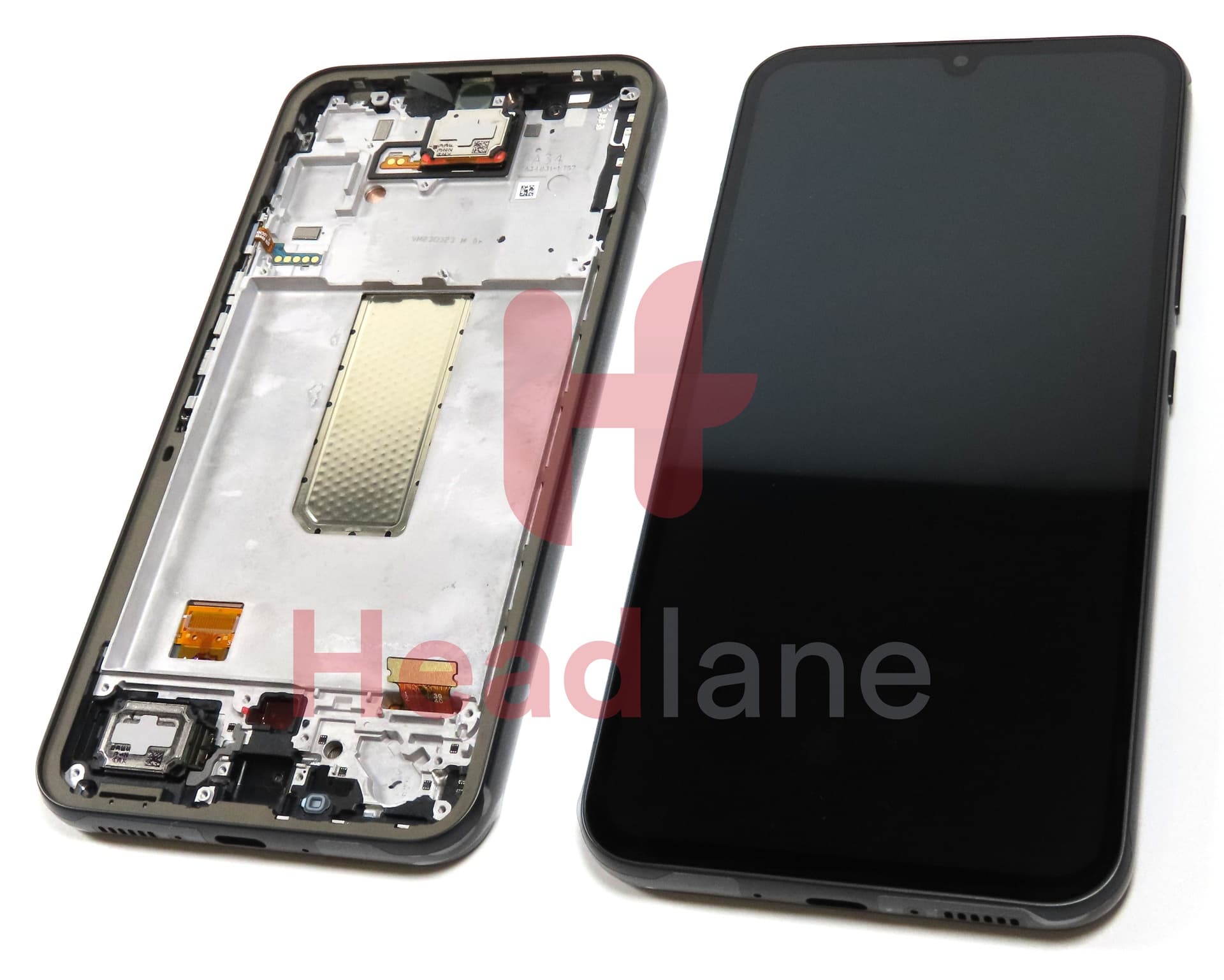 Samsung SM-A346 Galaxy A34 5G LCD Display / Screen + Touch - Black - view 3