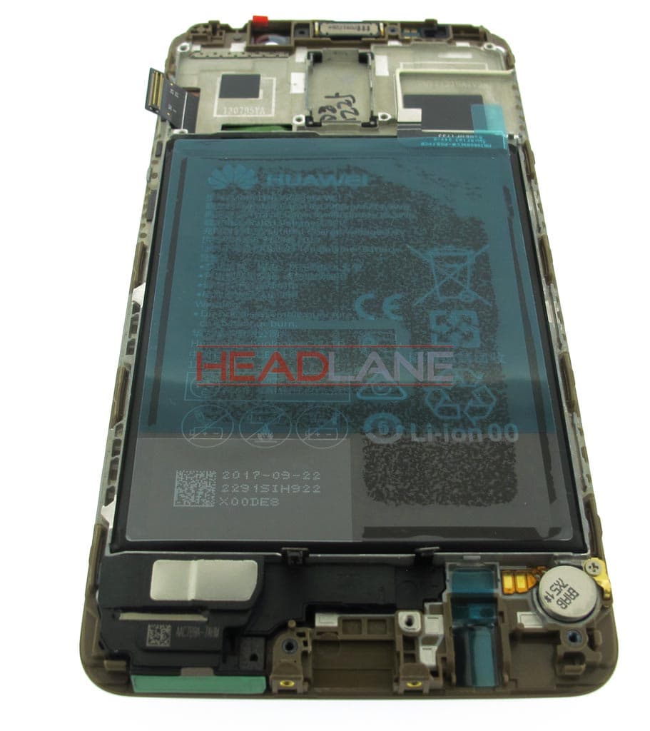 Huawei Mate 9 Pro LCD Display / Screen + Touch + Battery Assembly - Gold - view 2