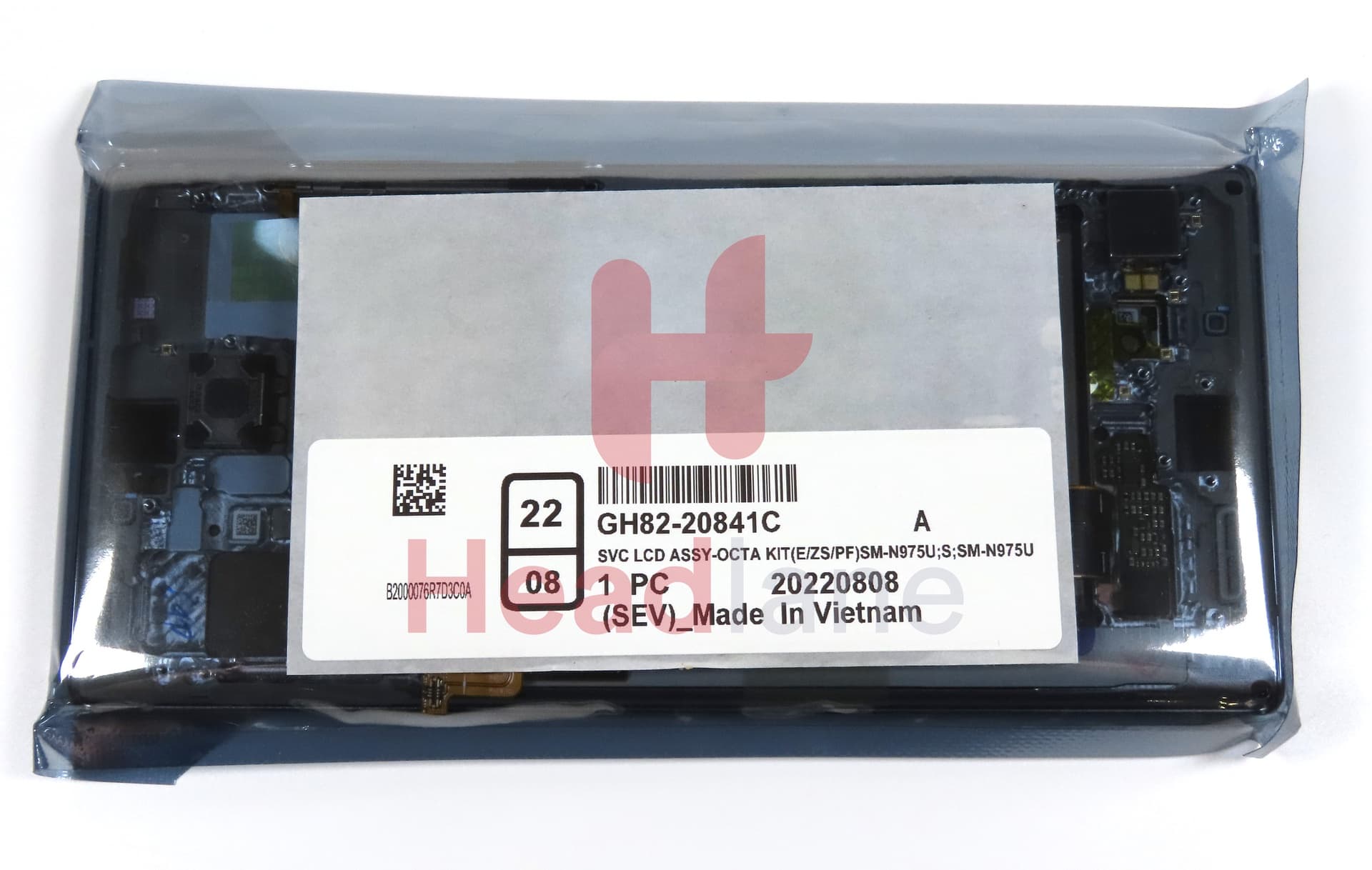 Samsung SM-N975 Galaxy Note 10+ / Note 10 Plus LCD Display / Screen + Touch + Battery - Aura Glow / Silver (No Box / Service Pack) - view 4