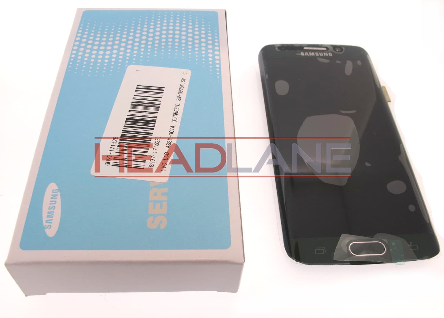 Samsung SM-G925F Galaxy S6 Edge LCD Display / Screen + Touch - Green - view 3