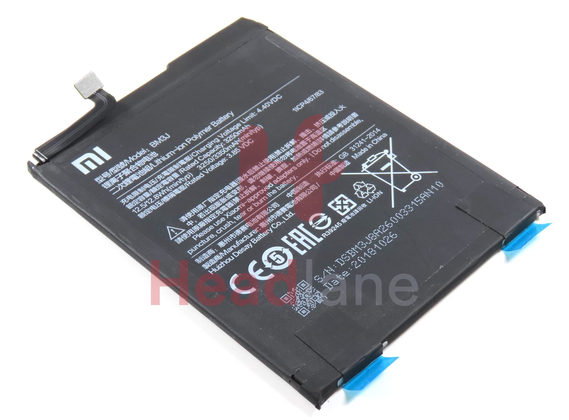 Xiaomi Mi 8 Lite BM3J 3350mAh Internal Battery - view 2