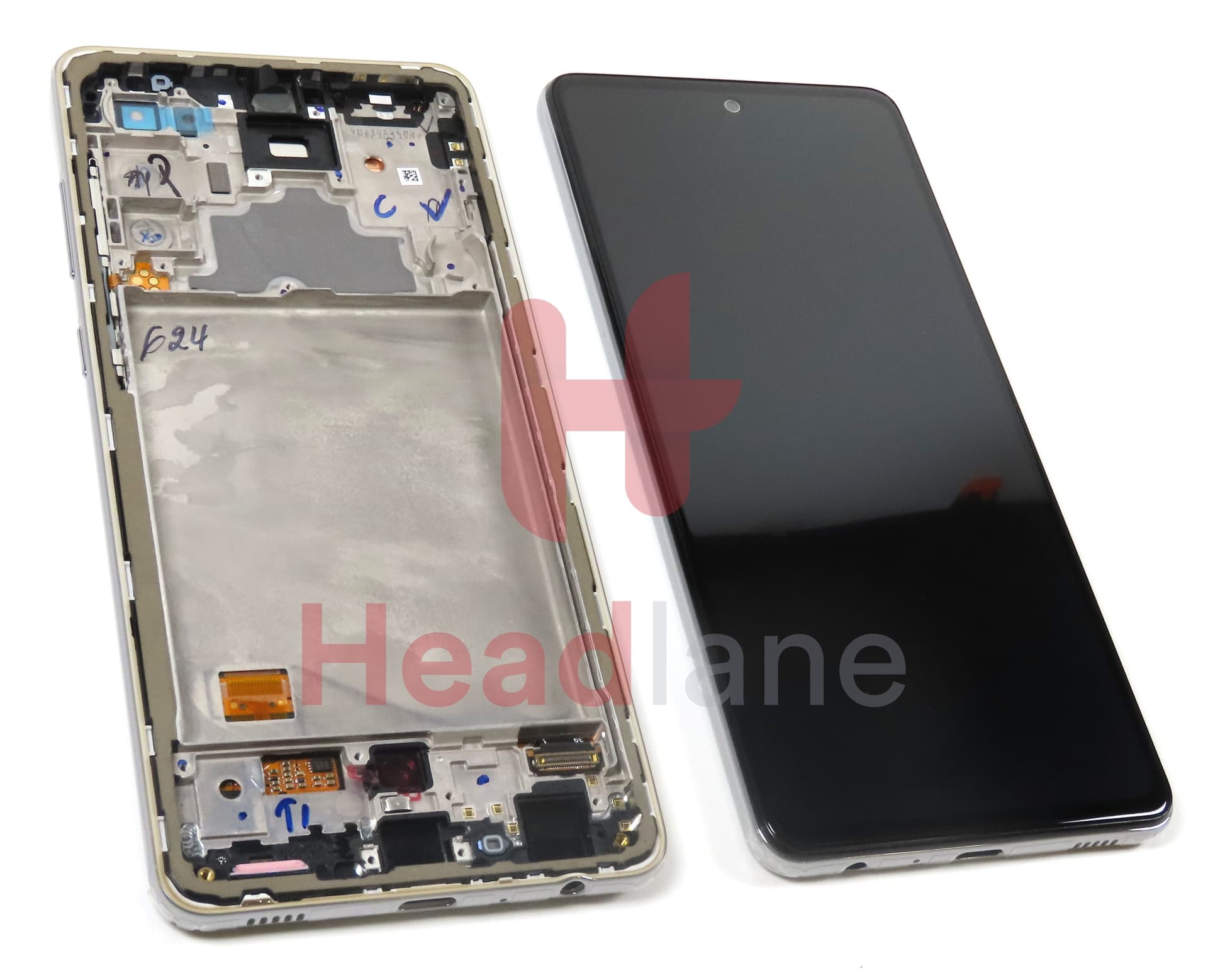 Samsung SM-A725 Galaxy A72 4G LCD Display / Screen + Touch - White - view 2