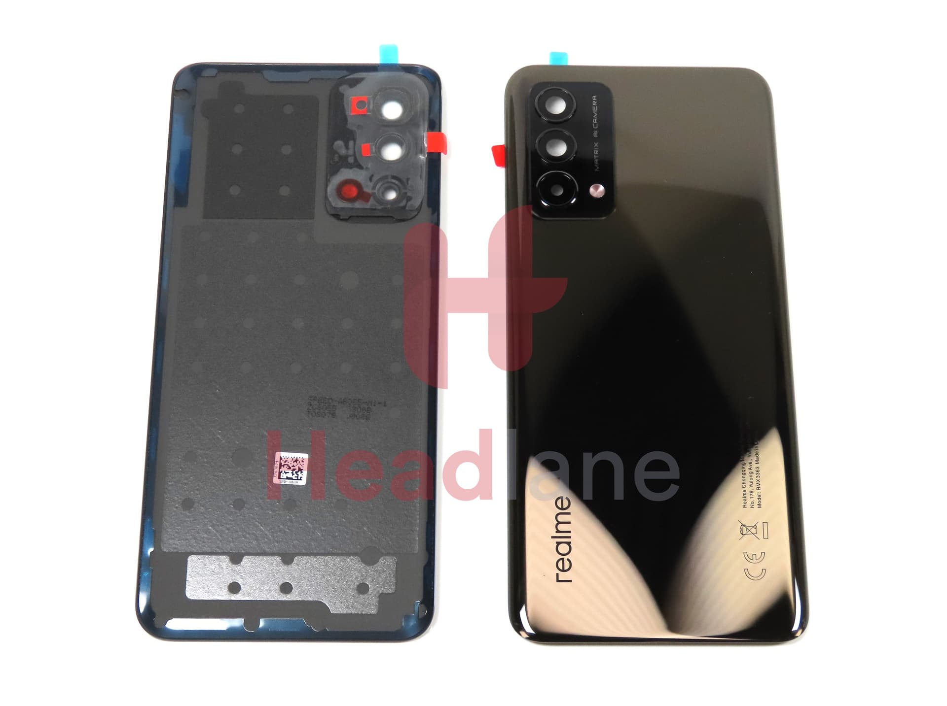 Realme RMX3363 GT Master Back / Battery Cover - Black - view 2