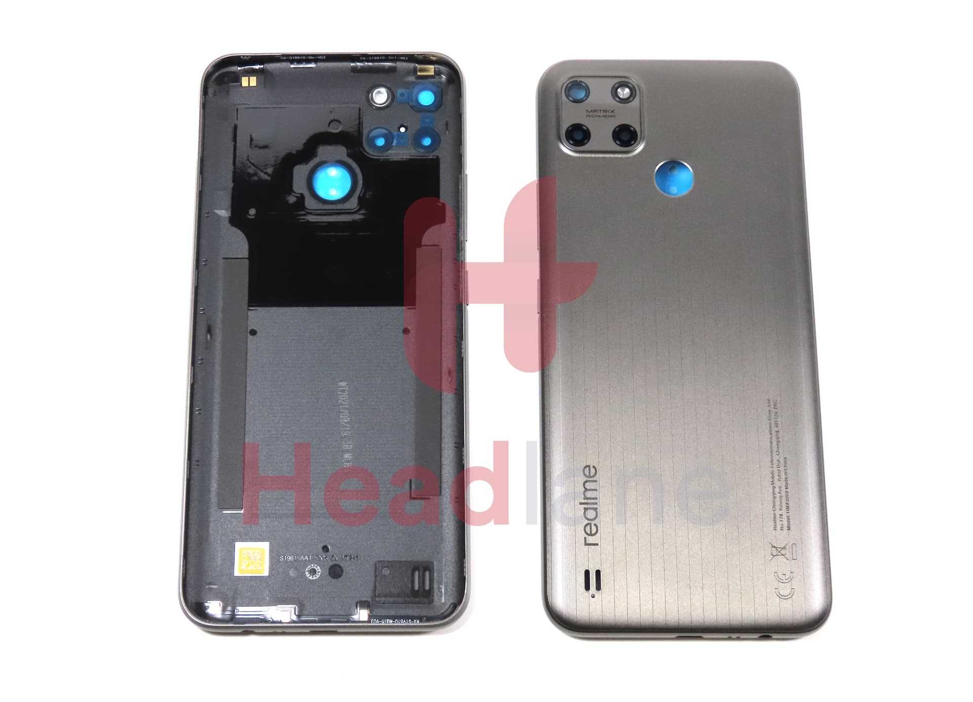 Realme RMX3265 RMX3268 RMX3269 C25Y Back / Battery Cover - Grey - view 2