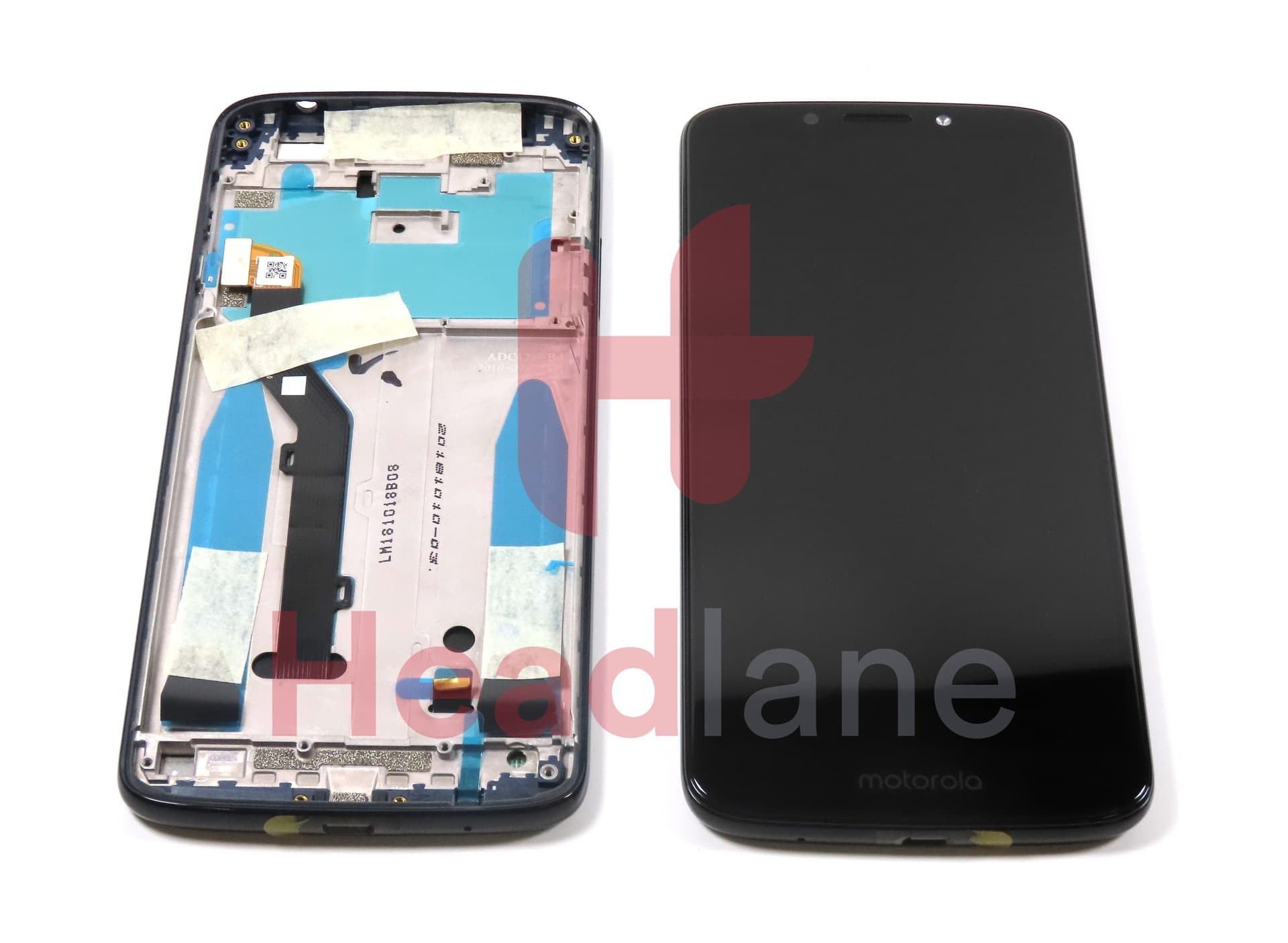 Lenovo / Motorola XT1922 Moto G6 Play LCD Display / Screen + Touch - Black - view 2