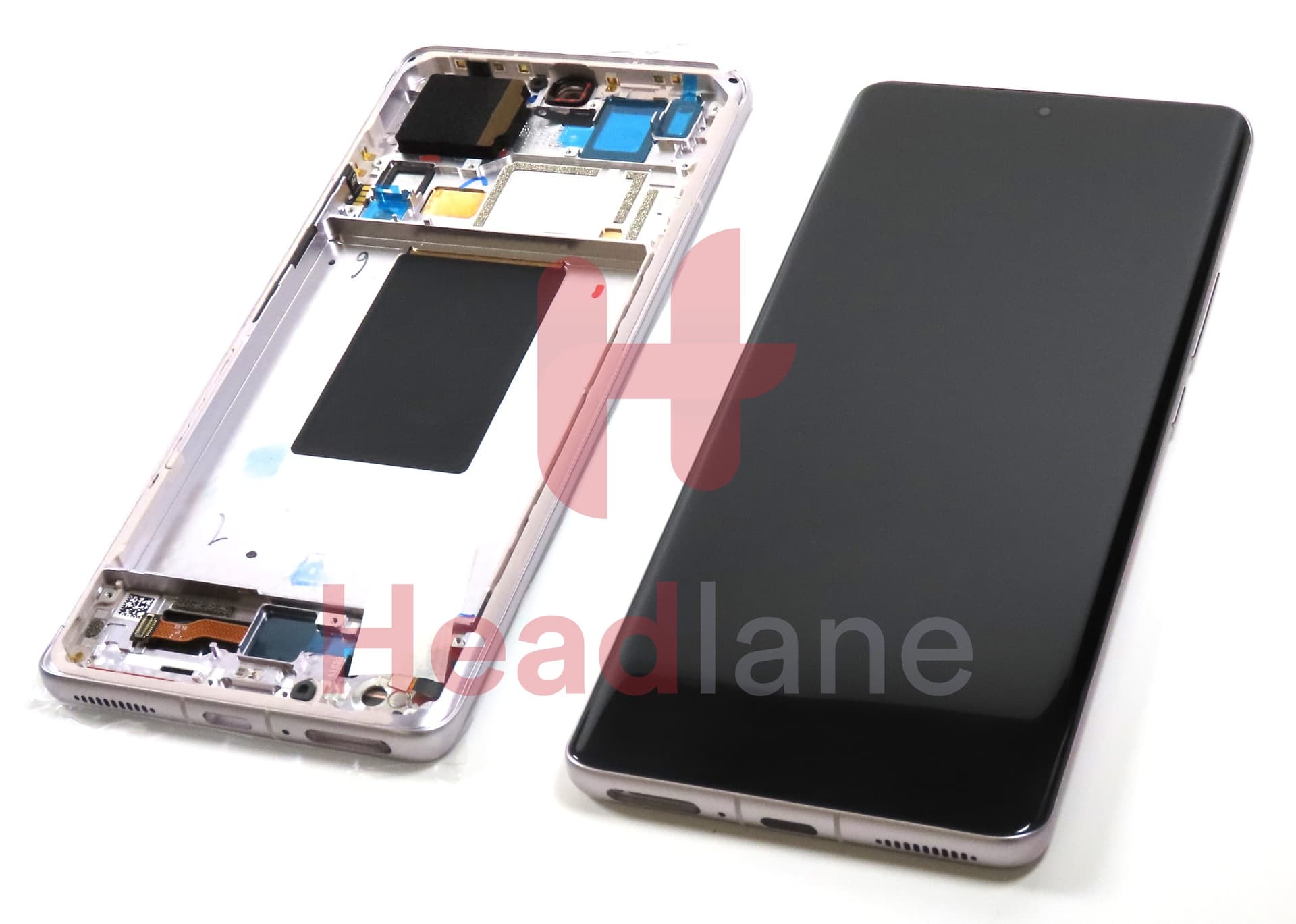 Xiaomi 12 Pro LCD Display / Screen + Touch - Violet / Gold - view 3