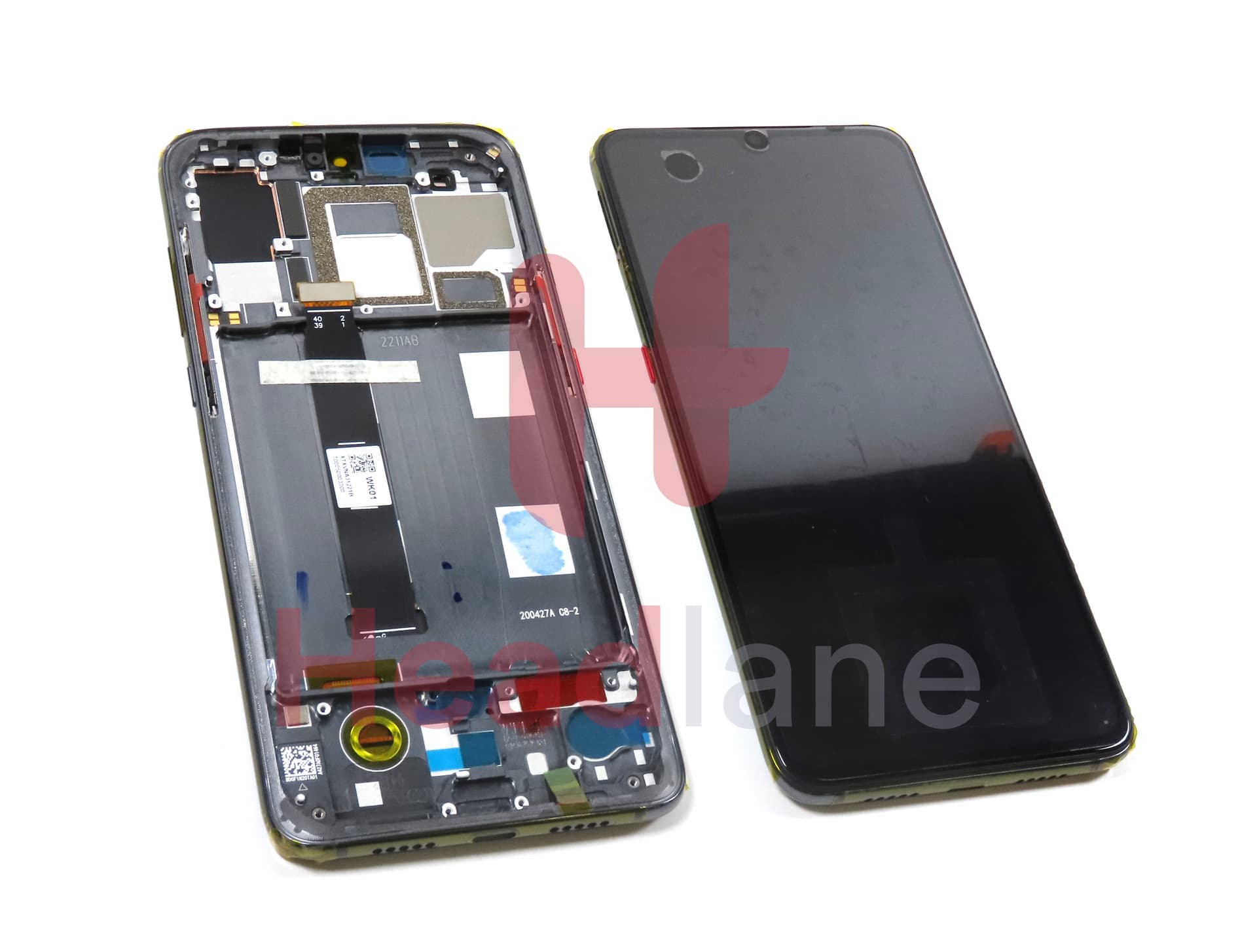 Xiaomi Mi 9 LCD Display / Screen + Touch - Piano Black - view 2