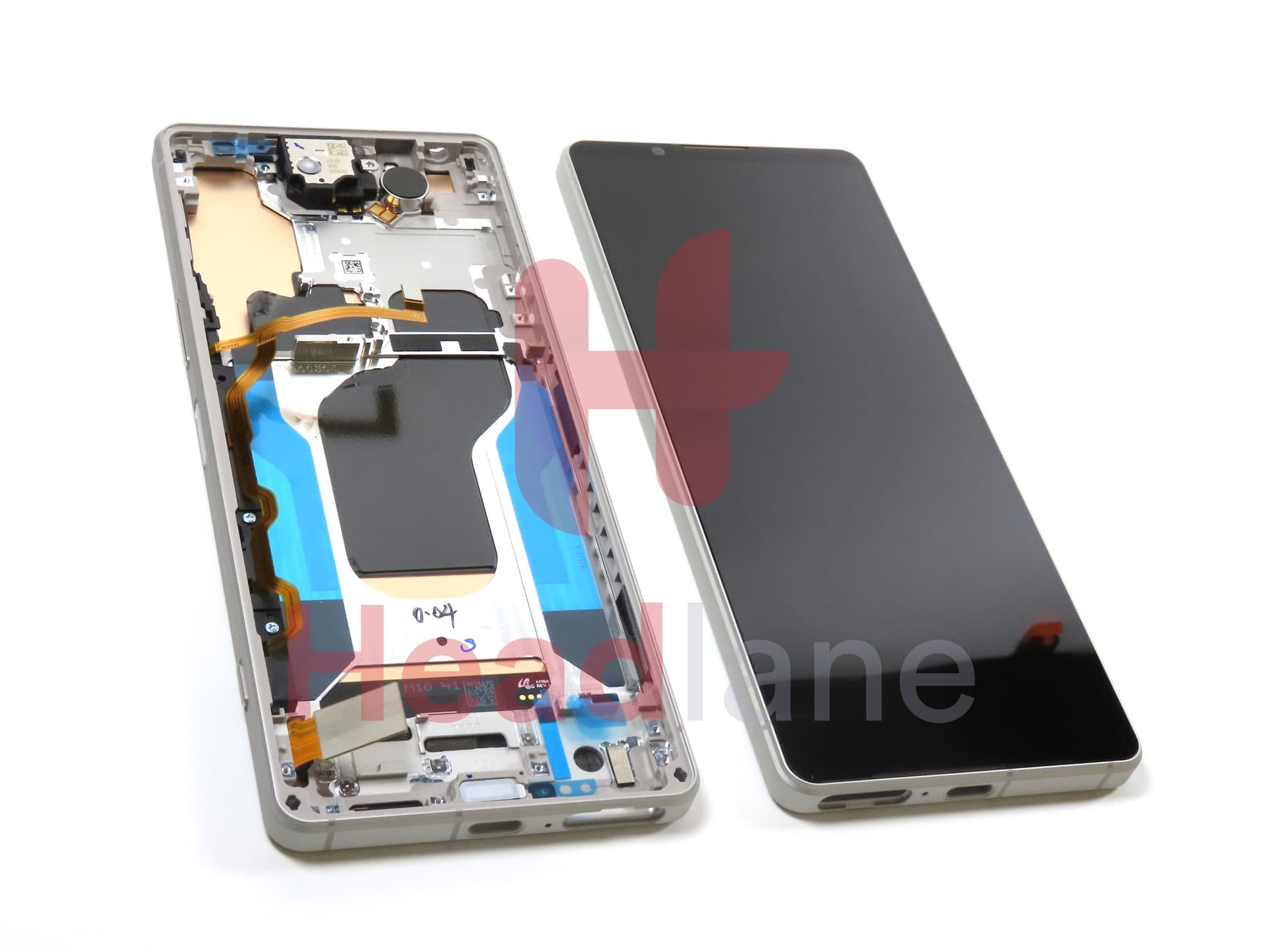 Sony XQ-DQ54 Xperia 1 V LCD Display / Screen + Touch - Silver - view 3