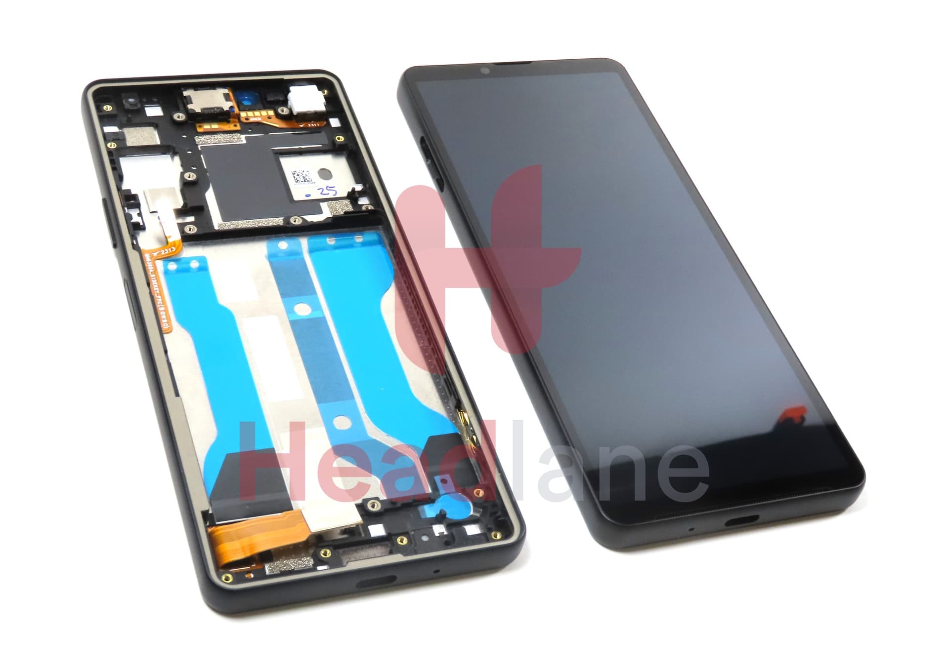 Sony XQ-DC54 Xperia 10 V LCD Display / Screen + Touch - Black - view 3